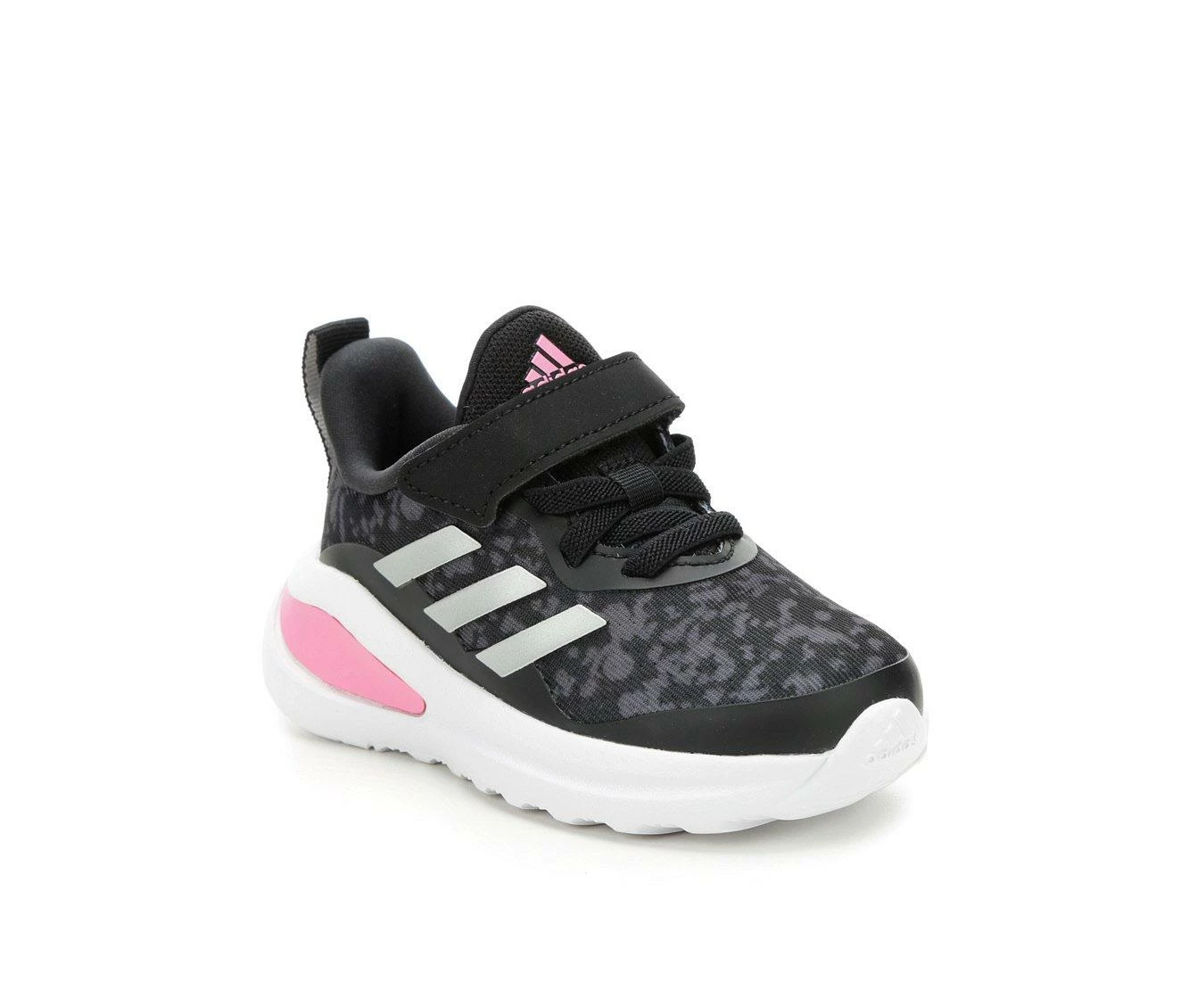 Budget ๐ฅฐ Girls' Adidas Toddler Fortarun Sustainable Running ๐ Shoes Blk/Pink/Print ๐ - Image 3