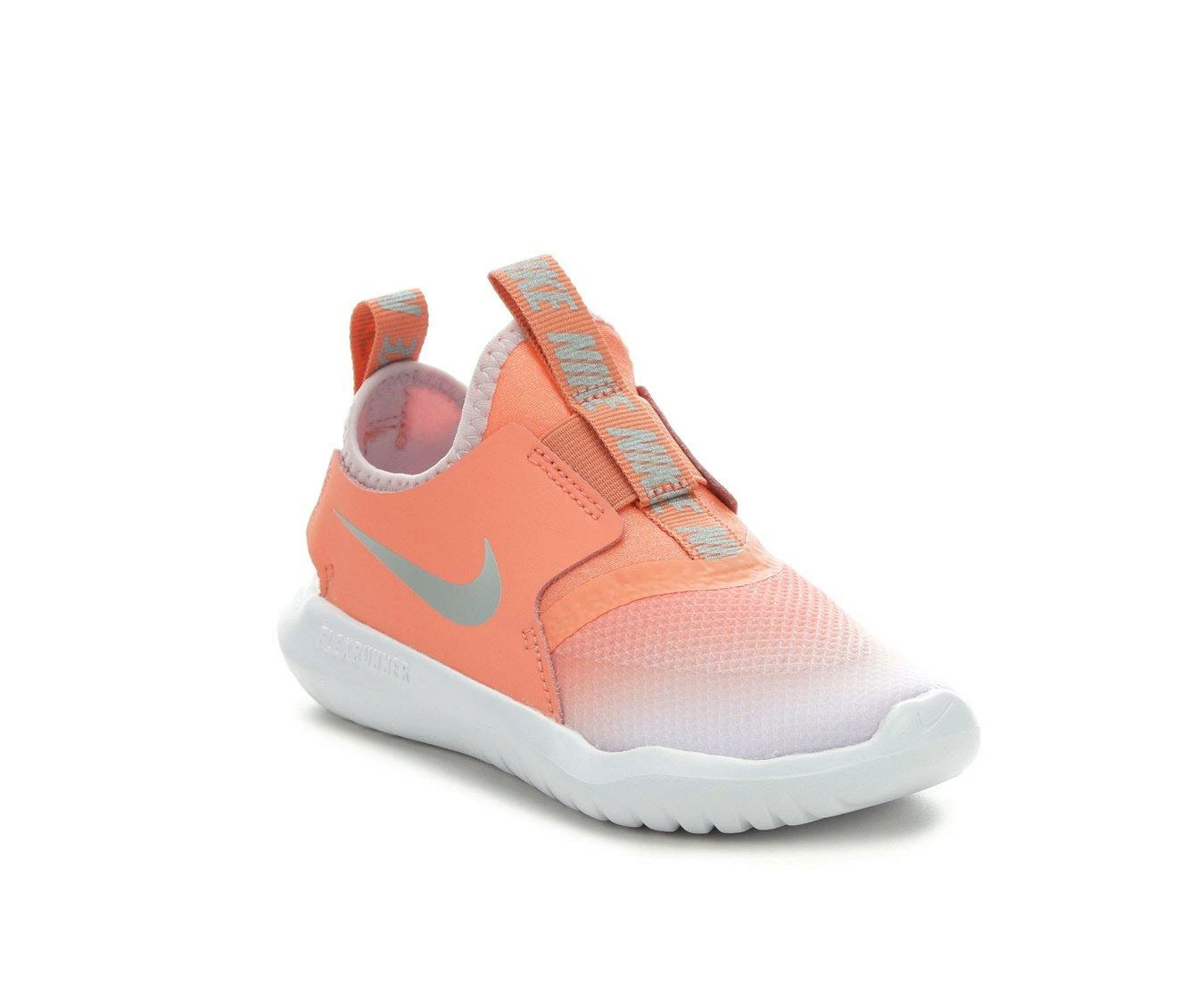 Cheap 🥰 Girls' Nike Infant & Toddler Flex Runner Running 👟 Shoes Wh/Peach/Violet 😉 - Image 3