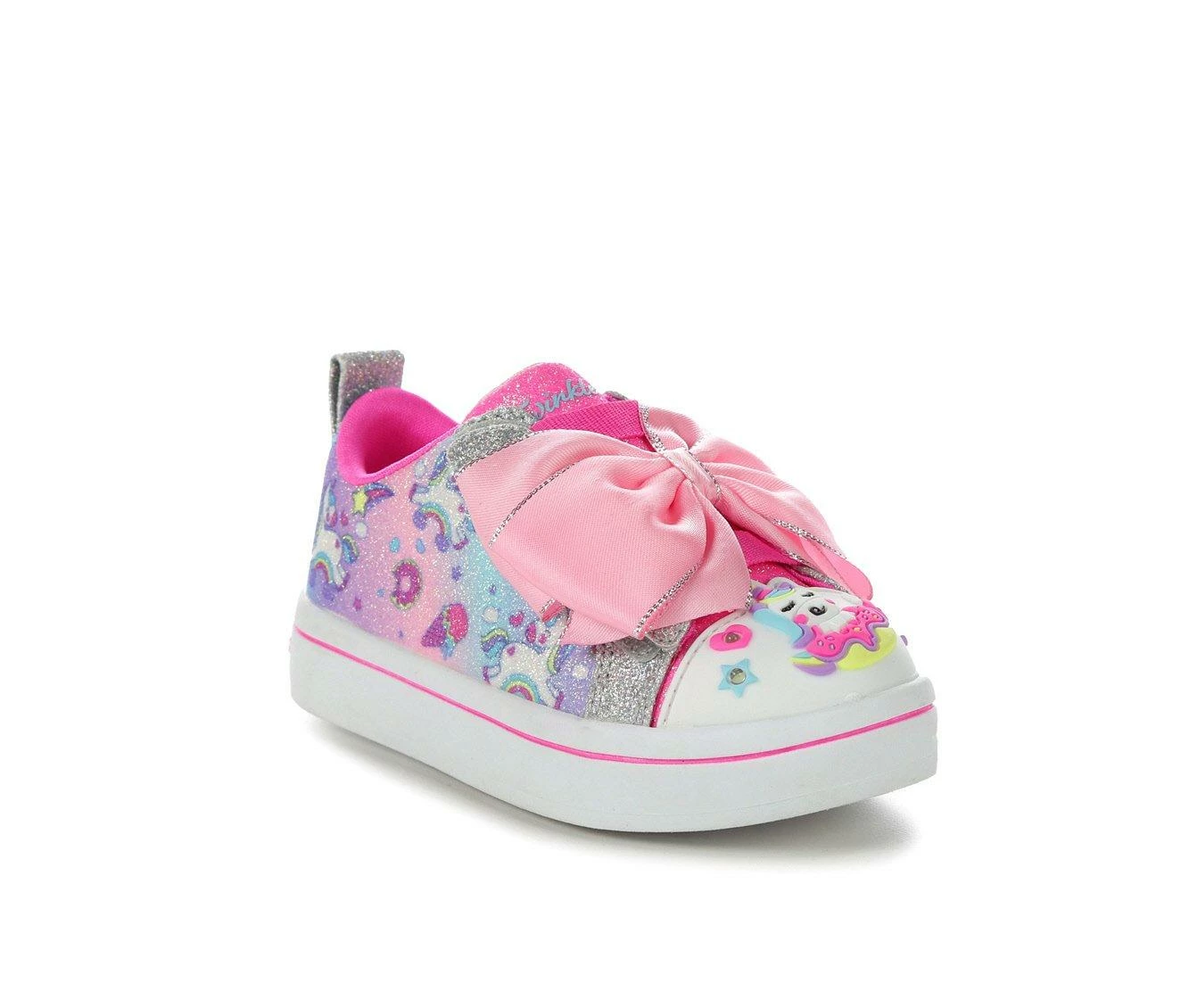 Best Pirce โ๏ธ Girls' Skechers Toddler & Little Kid Twi-Lites 2.0 Unicorn Light-Up ๐ Sneakers Pink Multi ๐ - Image 3