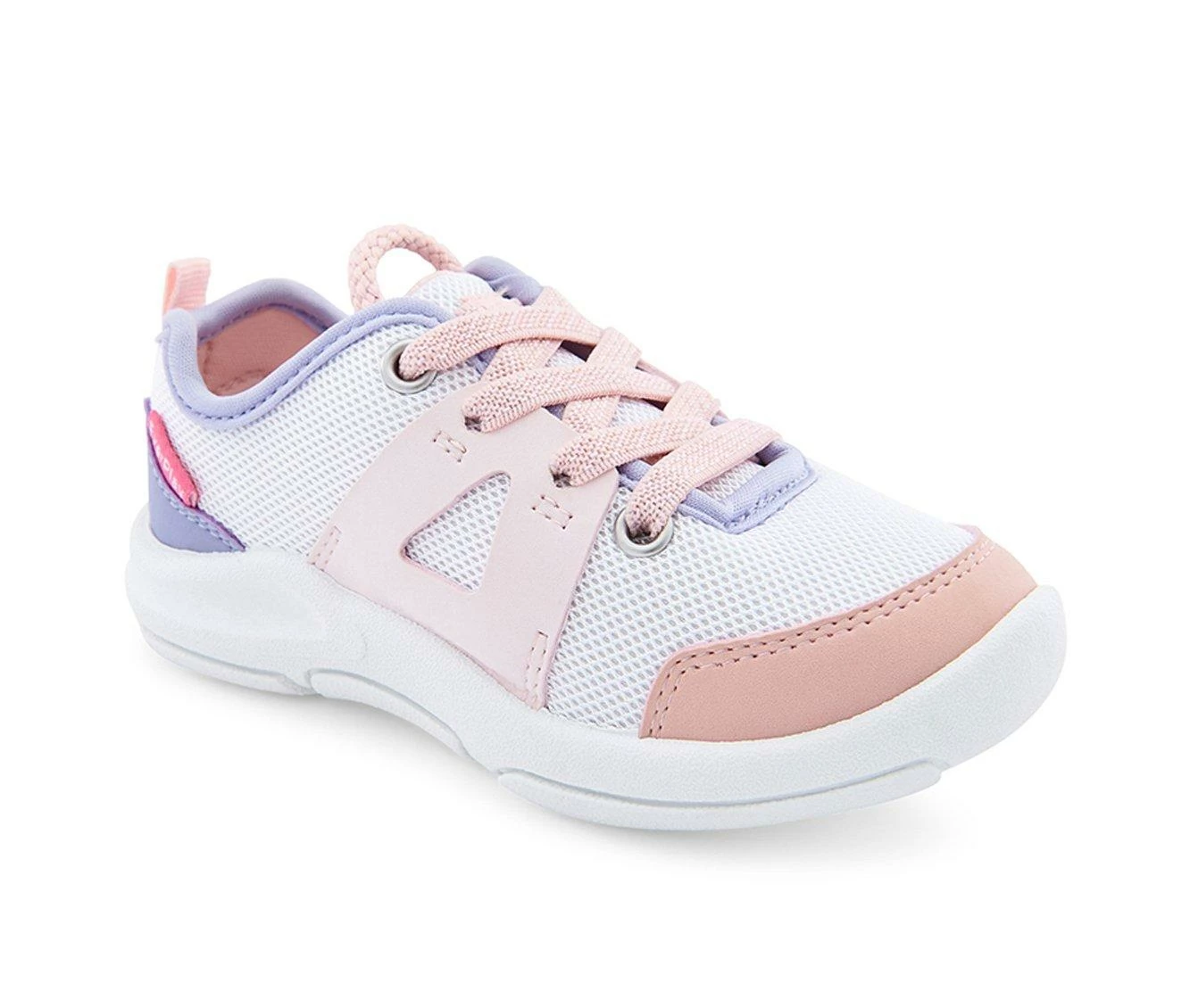 Best deal โญ Girls' OshKosh B'gosh Toddler & Little Kid Tobie Fashion ๐ Sneakers White/Multi ๐ - Image 3