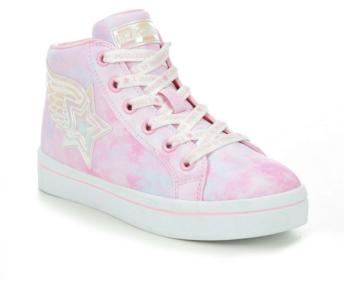 Cheapest โญ Girls' Skechers Little Kid & Big Kid Hi-Lite Starry Universe ๐ Sneakers Light Pink/Mult ๐ - Image 3