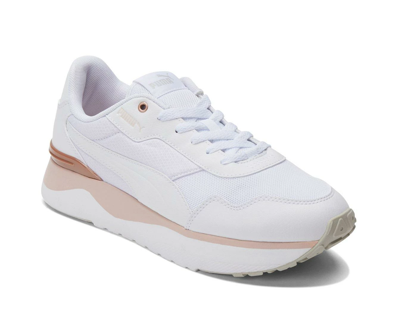 Best Sale โจ Girls' Puma Big Kid R78 Voyage Jr. ๐ Sneakers Wht/Wht/Lotus โจ - Image 3