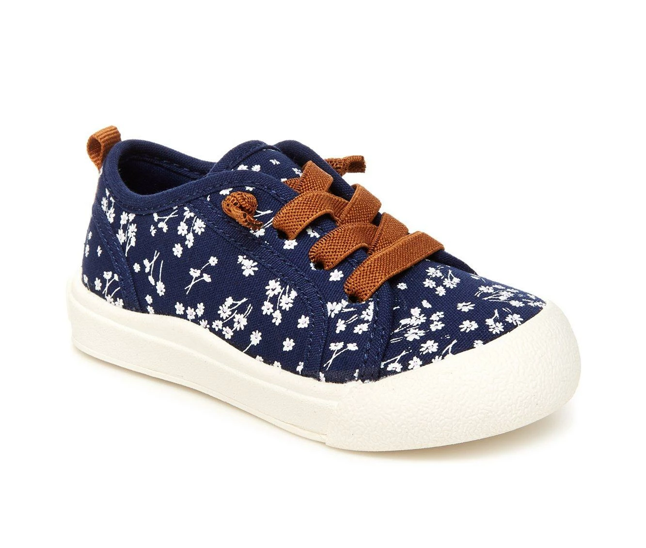 Discount 👏 Girls' OshKosh B'gosh Infant & Toddler & Little Kid Salt 👟 Sneakers Navy/Tan 😀 - Image 3