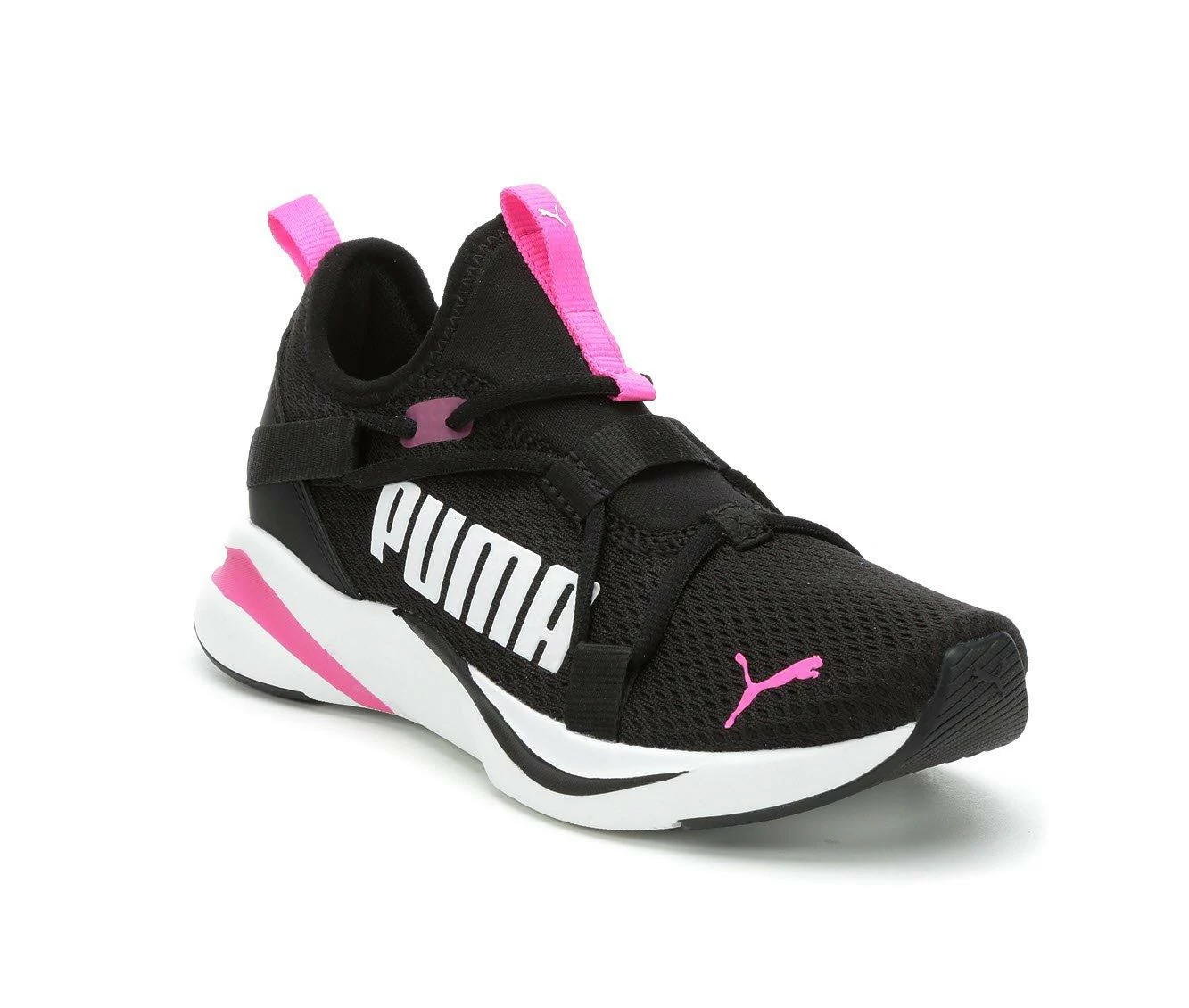 Cheap ๐คฉ Girls' Puma Big Kid Softride Rift Slip-On Running ๐ Shoes Blk/Pnk/Wht ๐คฉ - Image 3