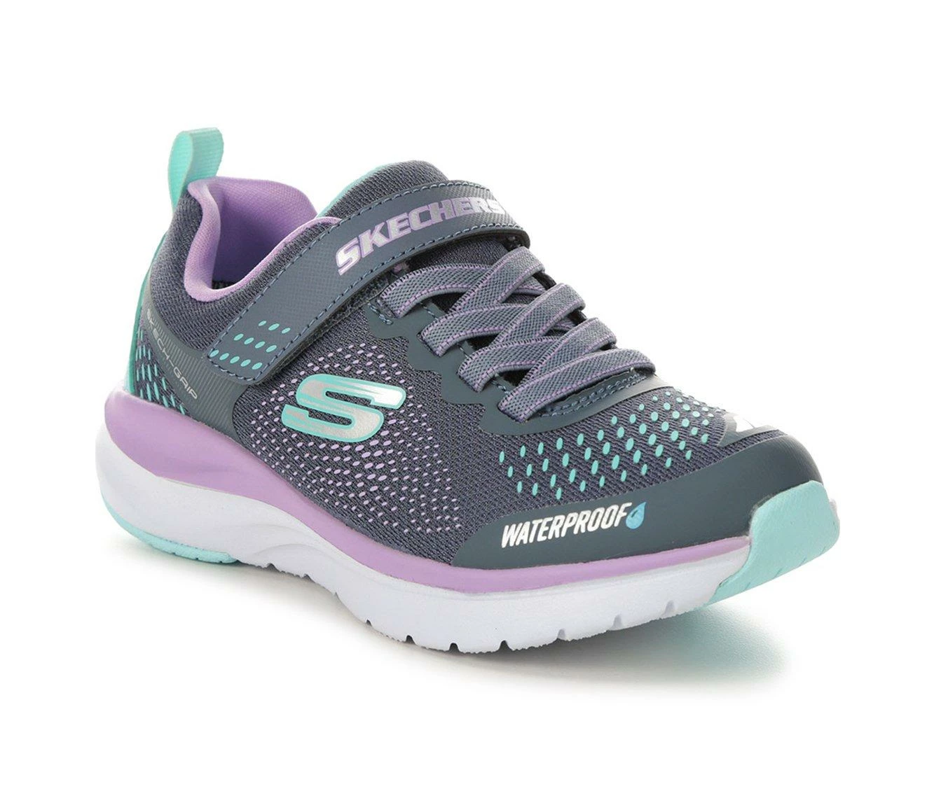 Cheap โจ Girls' Skechers Little Kid & Big Kid Ultra Groove Hydro Mist Running ๐ Shoes Grey/Multi โจ - Image 3