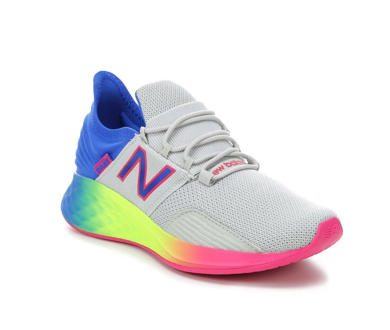 Discount ๐ฏ Girls' New Balance Big Kid Roav GEROVJLB Running ๐ Shoes Alum/Cobalt/Mlt ๐คฉ - Image 3