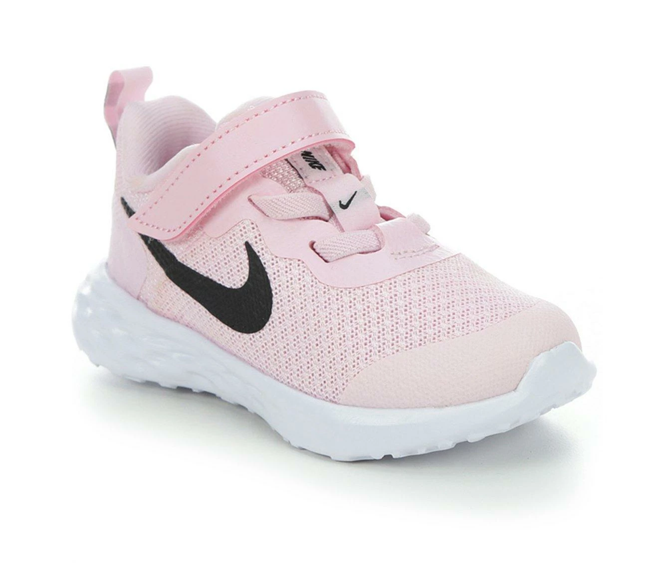 Coupon 💯 Girls' Nike Infant & Toddler Revolution 6 Sustainable Running 👟 Shoes PinkFoam/Black ✔️ - Image 3