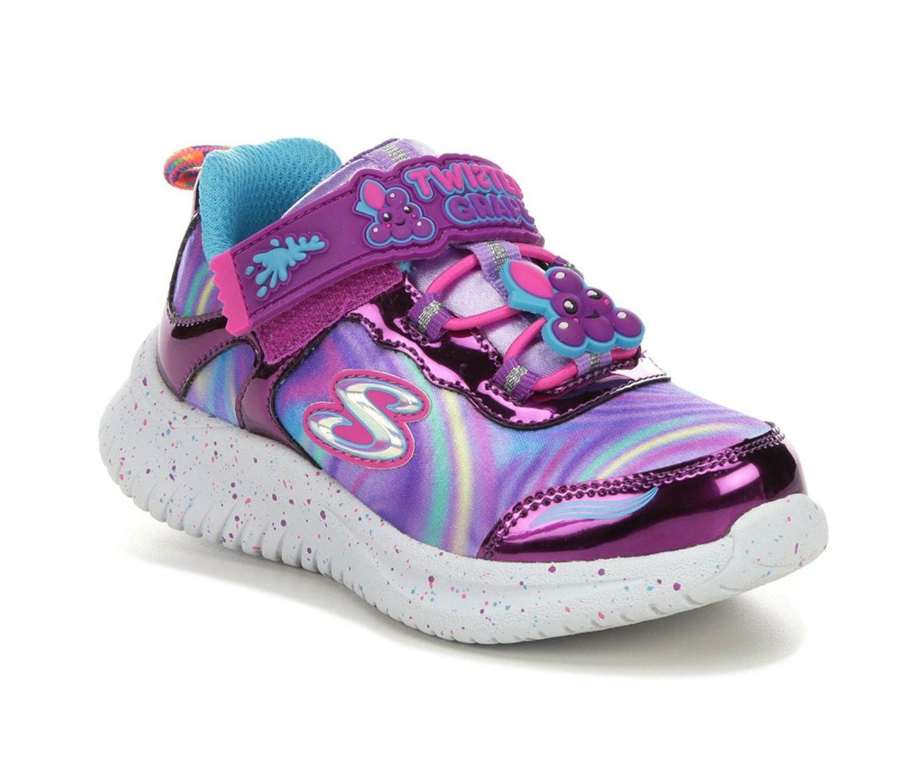 Top 10 ๐ Girls' Skechers Toddler Jumpsters Sweet Kickz Scented ๐ Sneakers Grape ๐ฅฐ - Image 3
