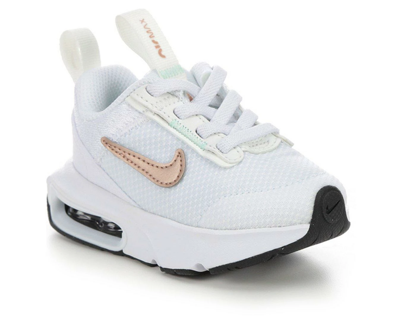 Outlet โ๏ธ Girls' Nike Infant & Toddler Air Max Interlock Slip-On Running ๐ Shoes Wht/Bronze/Mint โ - Image 3