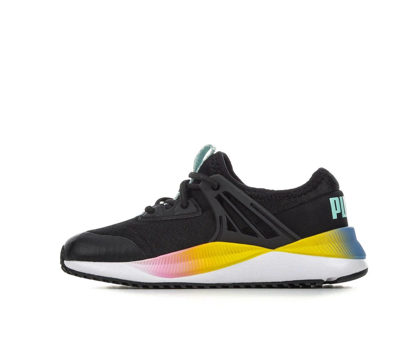 Promo ๐ Girls' Puma Toddler Pacer Future 2.0 Rainbow Running ๐ Shoes Black/Multi ๐งจ - Image 4
