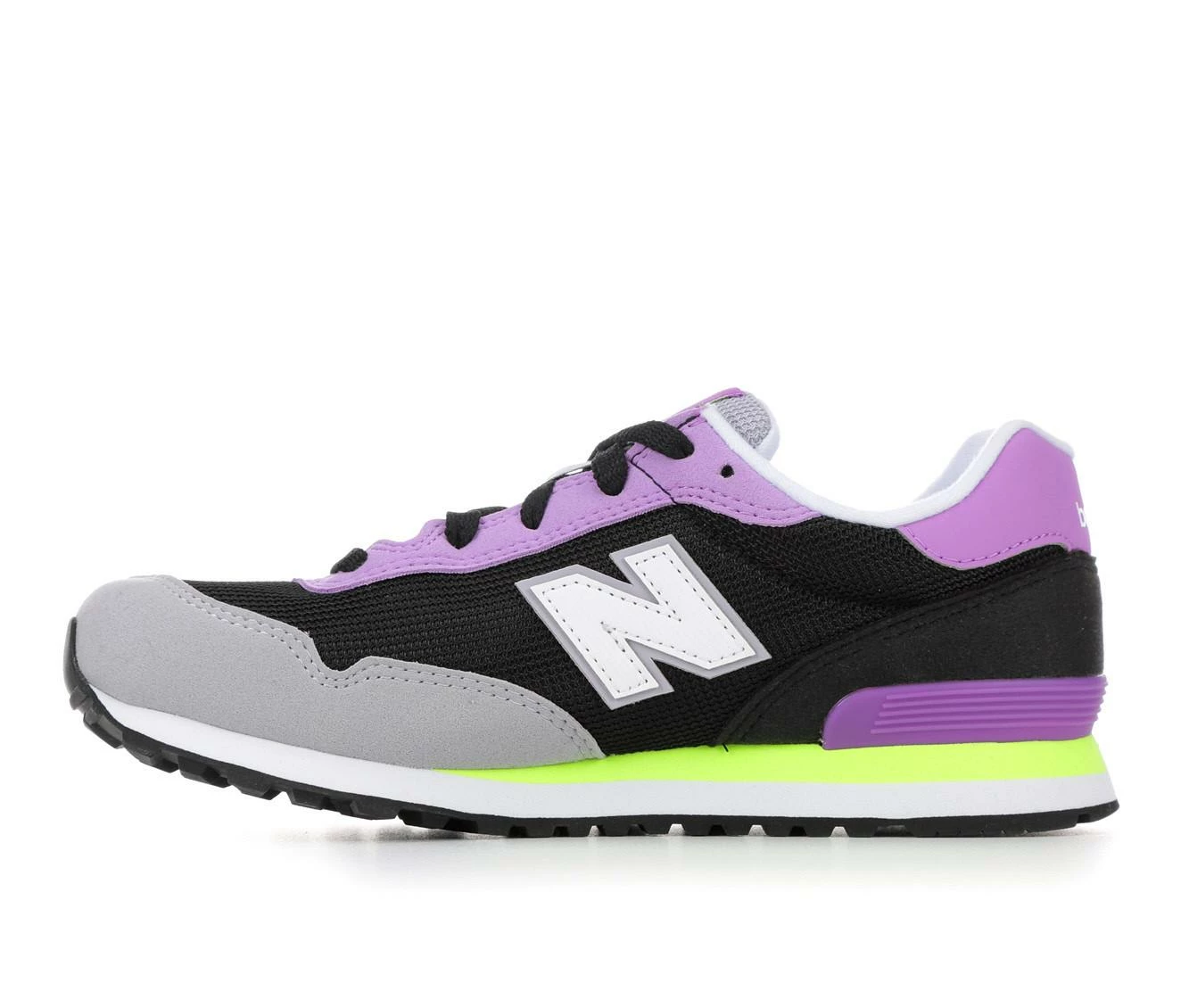Promo ๐คฉ Girls' New Balance Big Kid 515 GC515WH1 Running ๐ Shoes Blk/Helio/Purp ๐ - Image 4