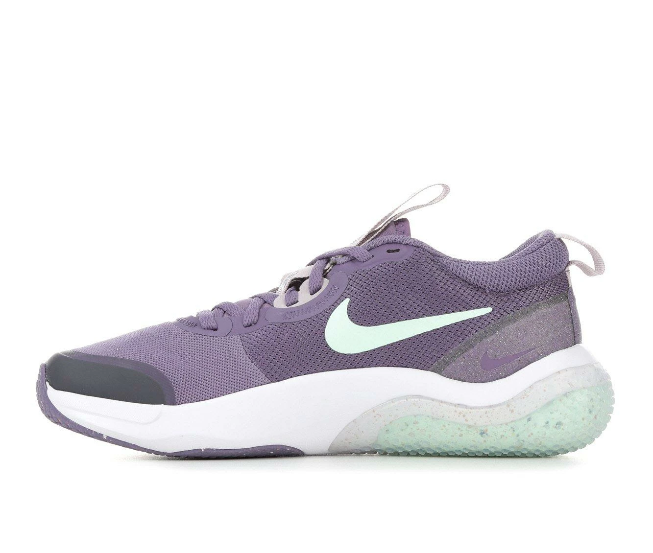 Outlet 🌟 Girls' Nike Big Kid Explor Next Nature Sustainable Running 👟 Shoes Purple/mint/ash 👏 - Image 4