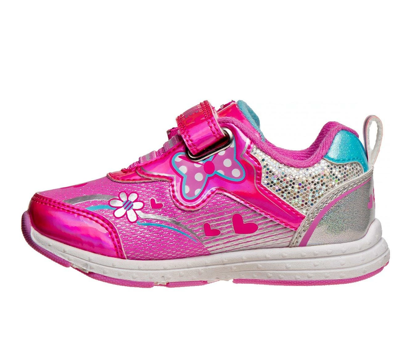 Outlet ๐ Girls' Disney Toddler & Little Kid CH88808C Minnie Mouse Light-Up ๐ Sneakers Fuchsia ๐ - Image 4