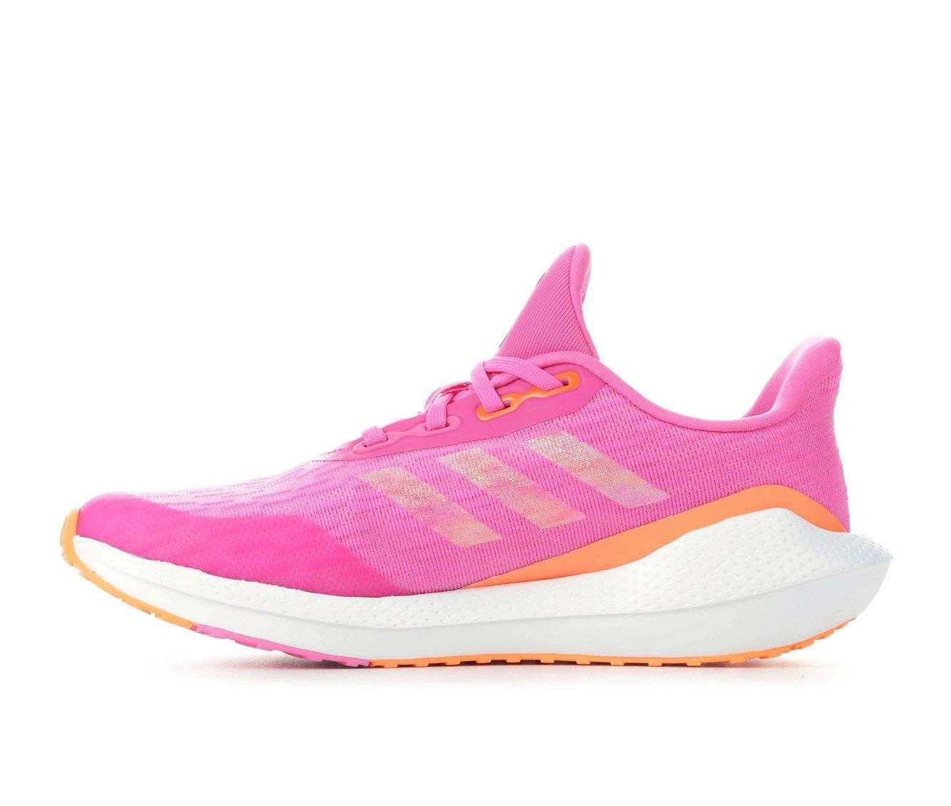 Flash Sale ๐งจ Girls' Adidas Big Kid EQ21 Run Sustainable Running ๐ Shoes Pink/Org/White ๐ - Image 4