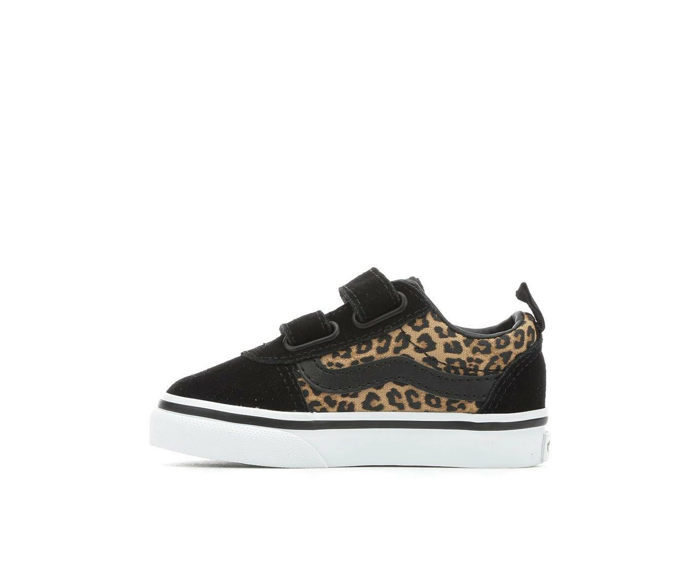 Deals ๐ Girls' Vans Infant & Toddler Ward Velcro Skate ๐ Shoes Cheetah ๐ - Image 4