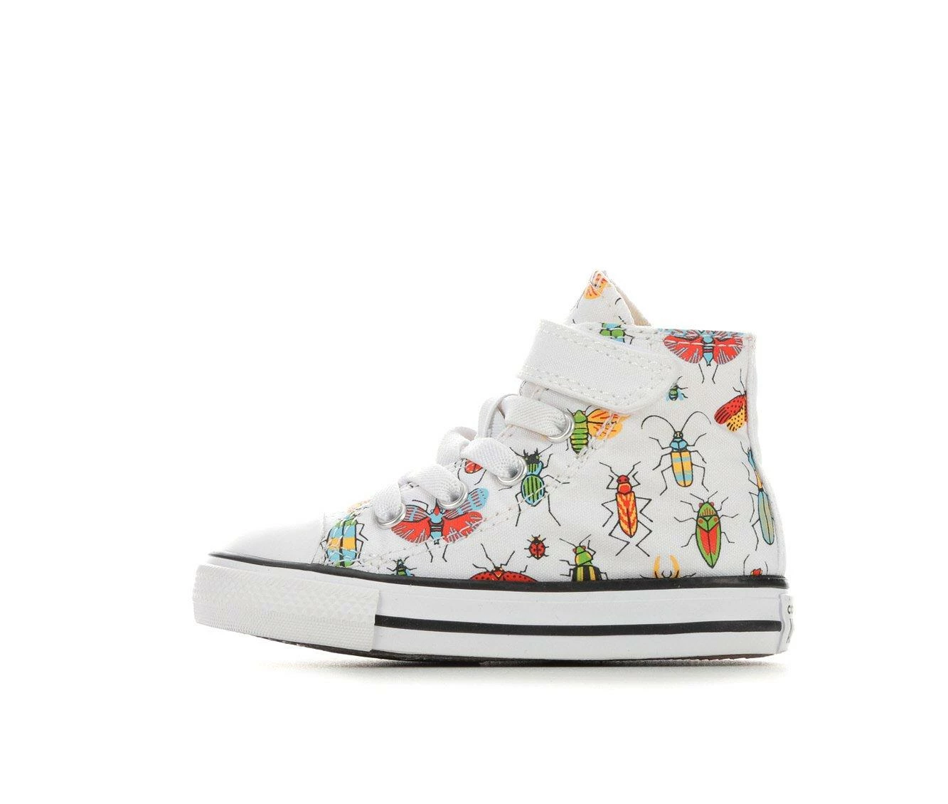 Cheap ๐ Kids' Converse Infant & Toddler Chuck Taylor All Star Bugged Out 1V ๐ Sneakers White/Black ๐งจ - Image 4