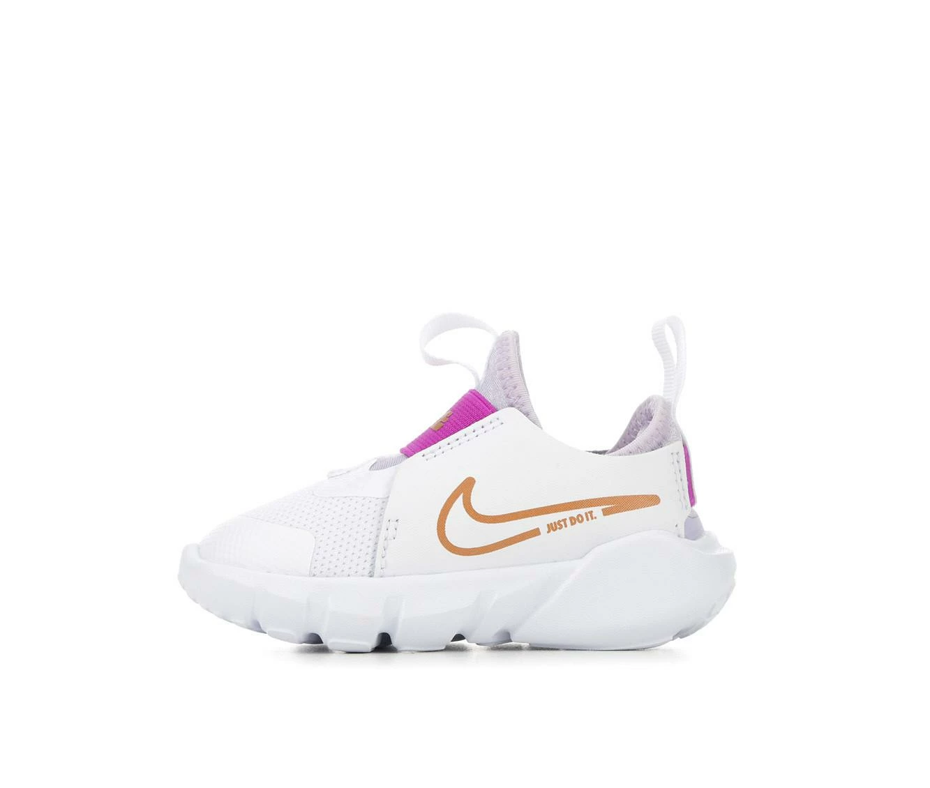 Buy ๐ Girls' Nike Toddler Flex Runner 2 Running ๐ Shoes Wht/Copper/Ppl ๐งจ - Image 4