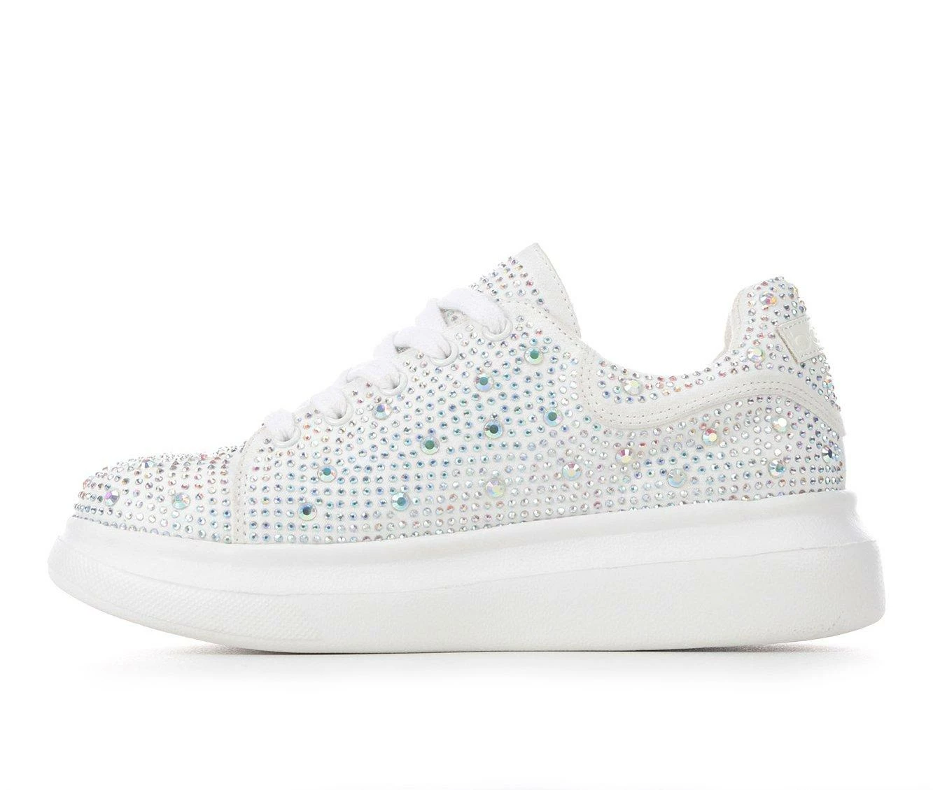 Best Sale π Girls' Bebe Little Kid & Big Kid Sofia Wedge π Sneakers White π - Image 4