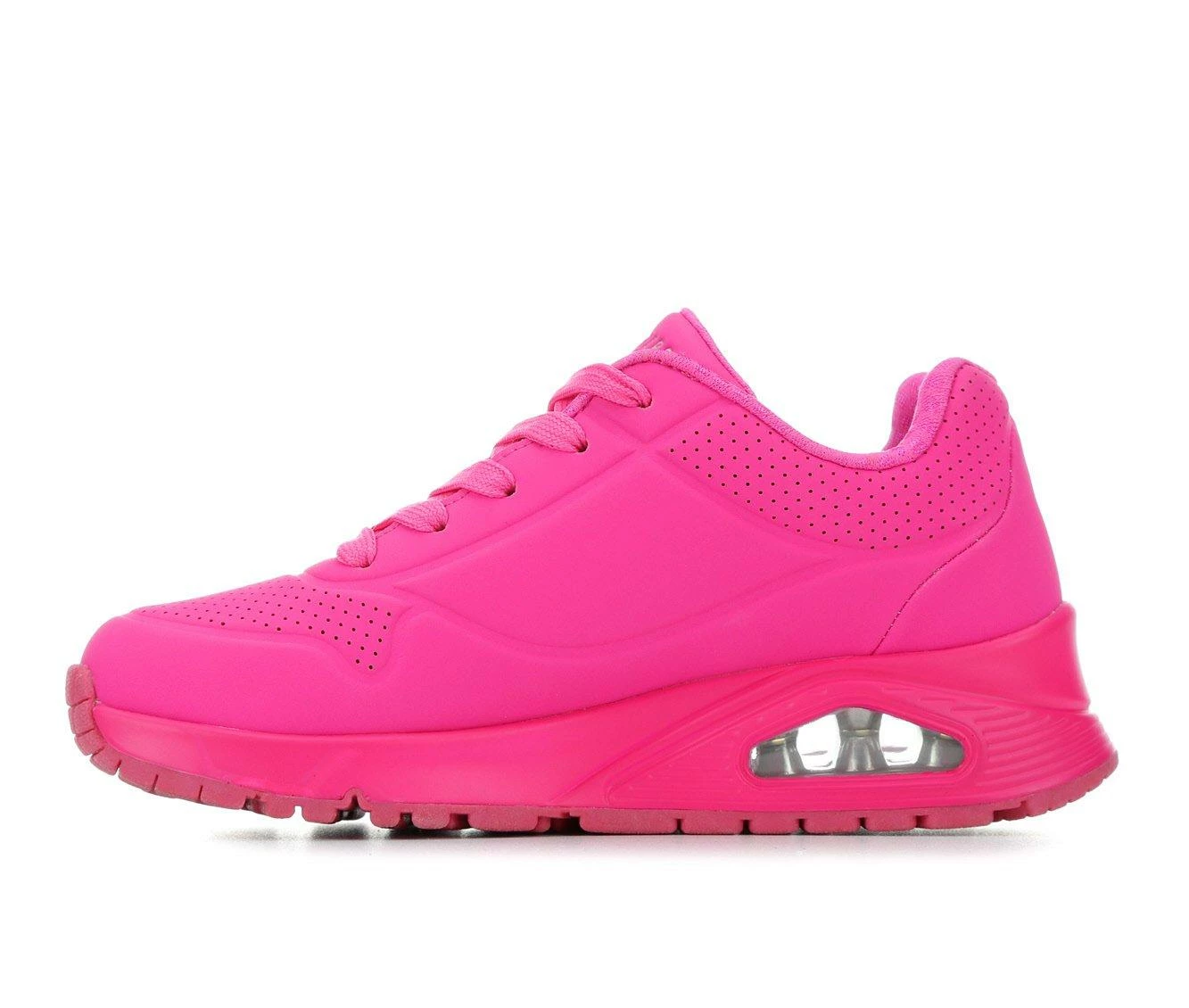 Buy ๐ Girls' Skechers Little Kid & Big Kid Uno Gen 1 Wedge ๐ Sneakers Hot Pink ๐คฉ - Image 4