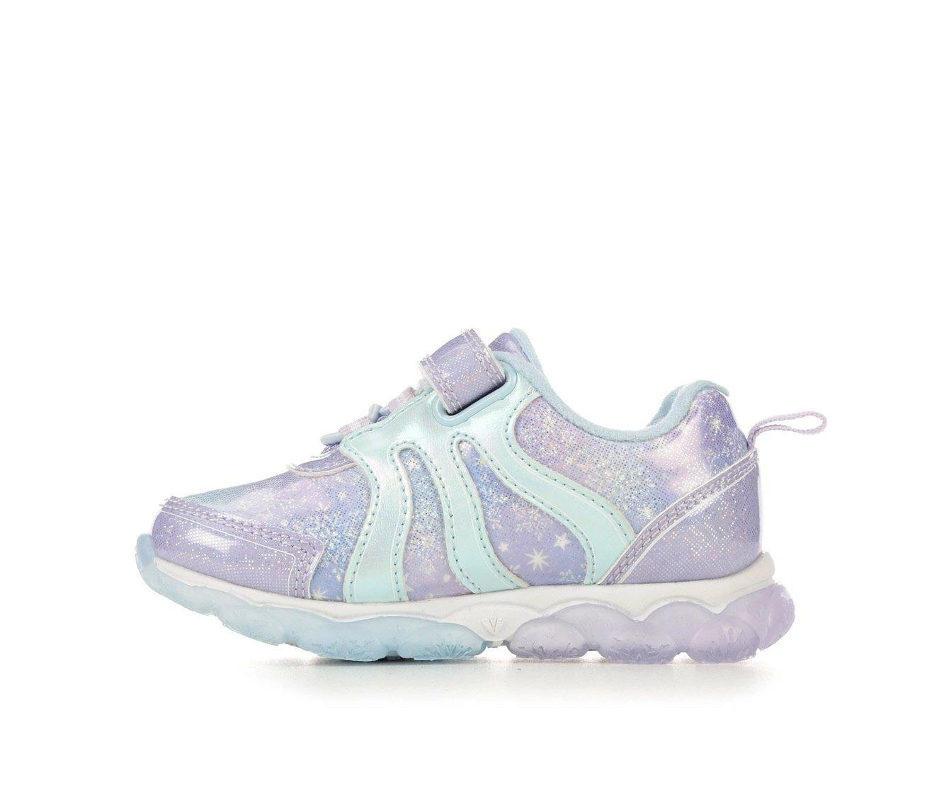 Cheapest ๐ Girls' Disney Little Kid & Big Kid Frozen 21 Light-Up ๐ Sneakers Blue/Lilac โค๏ธ - Image 4