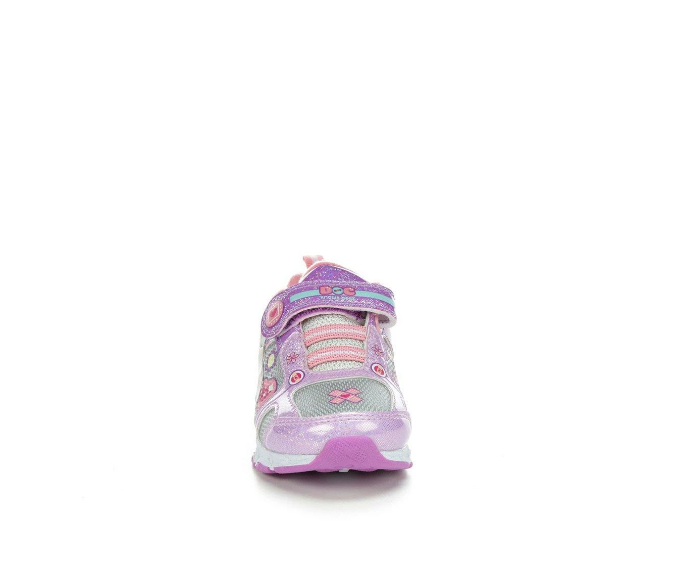 Cheapest โค๏ธ Girls' Disney Toddler & Little Kid Doc McStuffins 15 Light-Up ๐ Sneakers Pink/Purple ๐ - Image 4