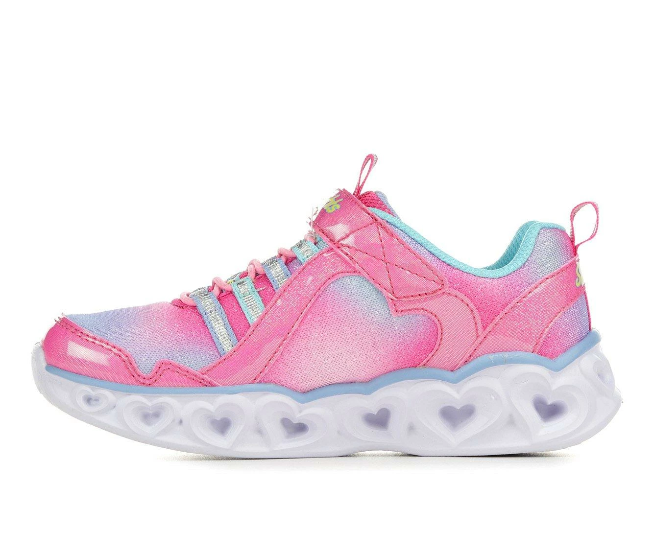 Top 10 ๐ Girls' Skechers Little Kid & Big Kid Heart Lights Rainbow Lux Light-Up ๐ Sneakers Pink Multi ๐ - Image 4