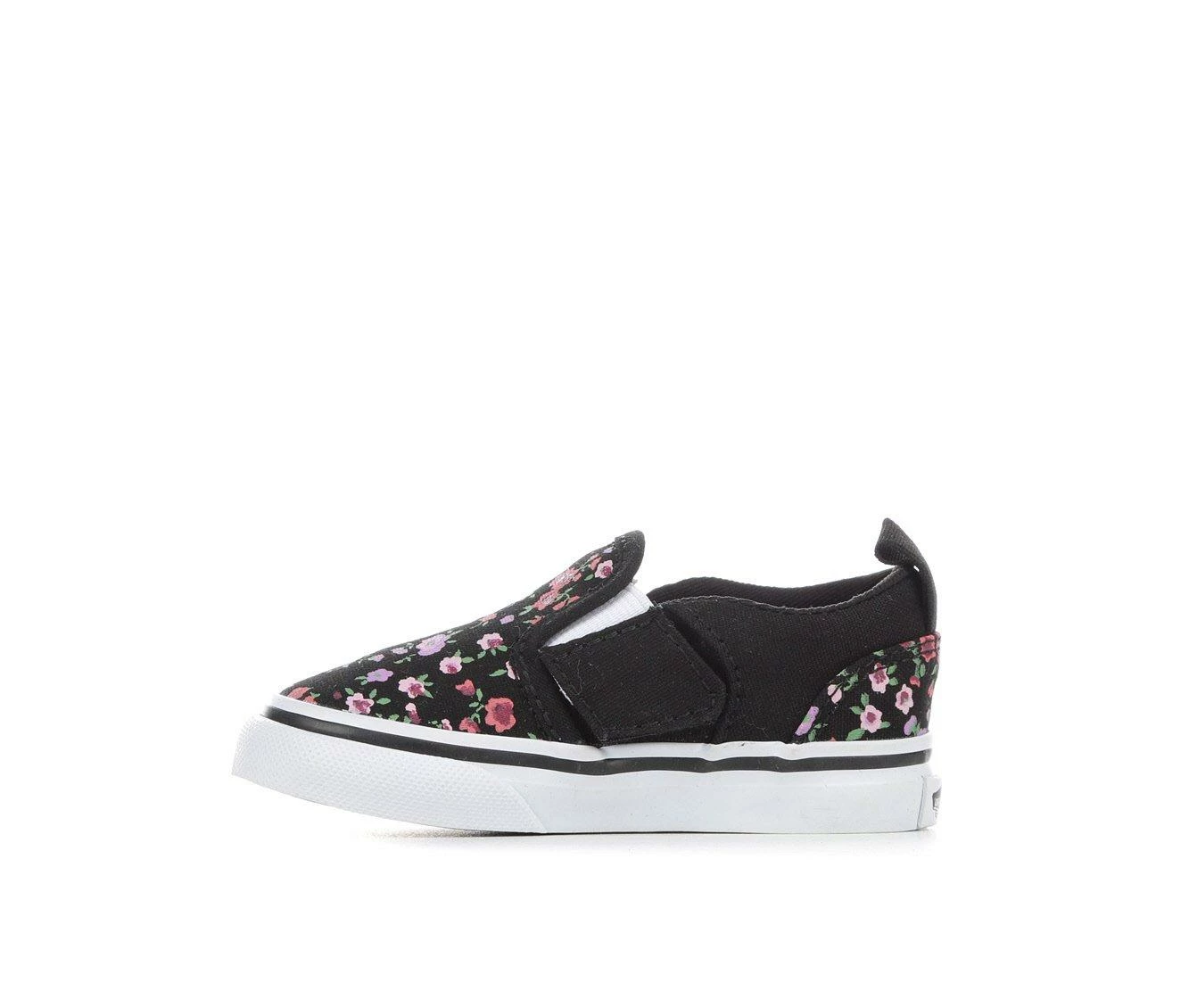 Best deal โญ Girls' Vans Toddler Asher V Print Slip-On ๐ Sneakers Ditsy Floral/bk ๐ - Image 4