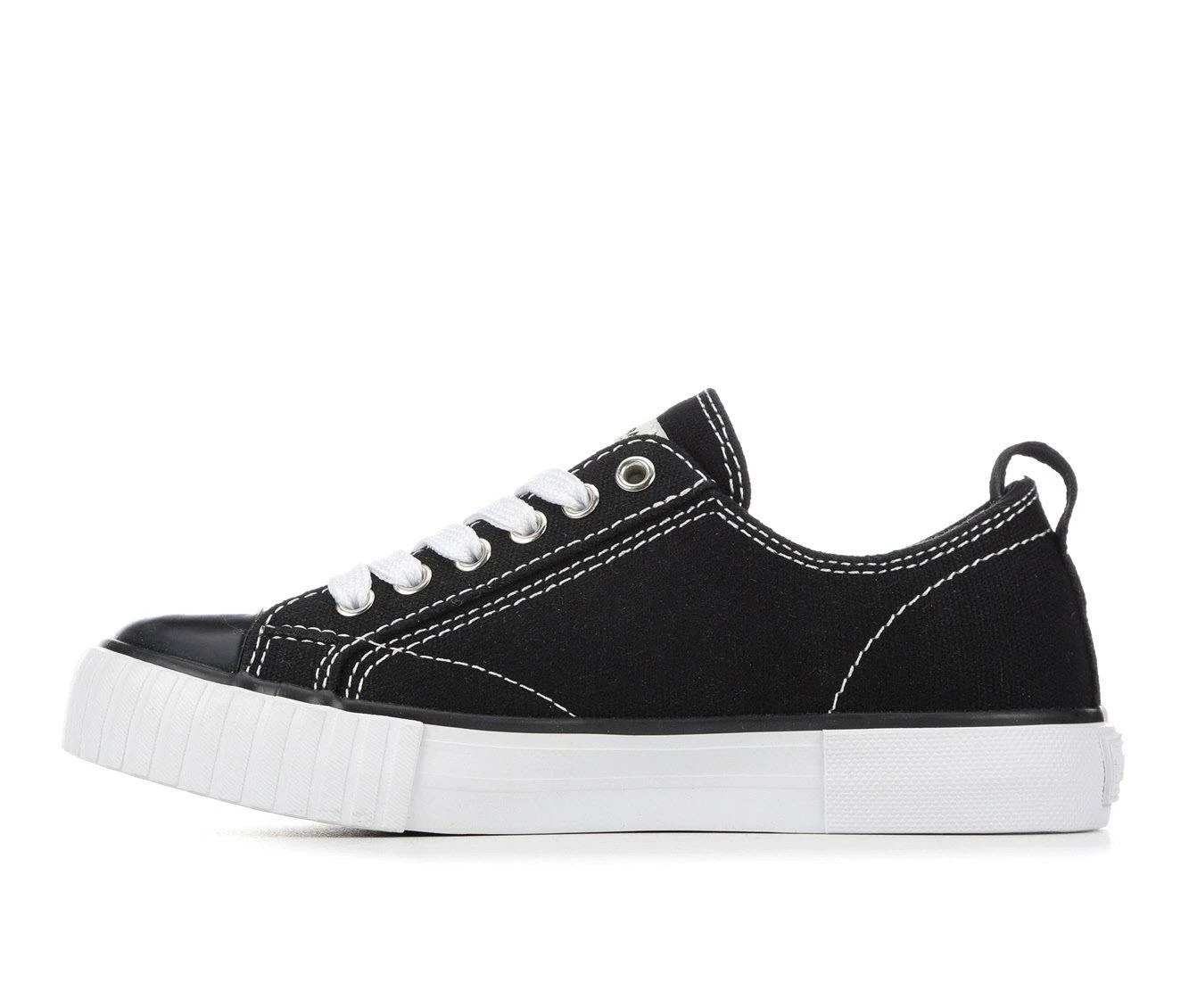 Best Pirce ๐ฏ Girls' Levis Big Kid Anikan Canvas ๐ Sneakers Black โ - Image 4
