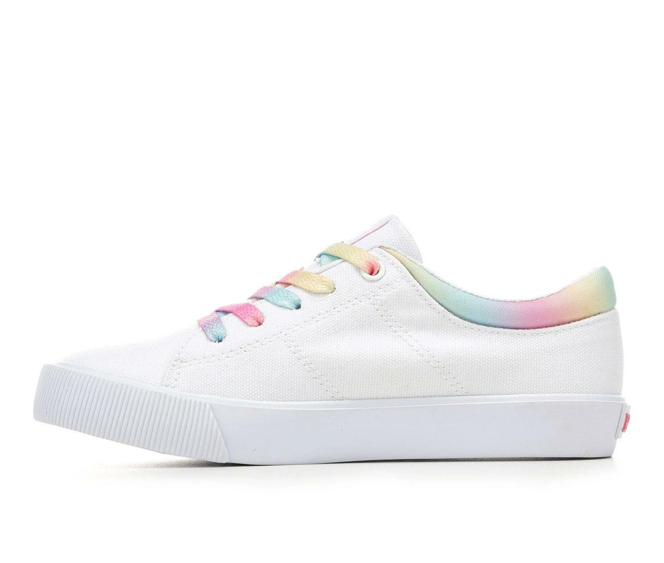 Deals ๐ฏ Girls' Polo Little Kid & Big Kid Elmwood ๐ Sneakers White/Rainbow ๐ - Image 4