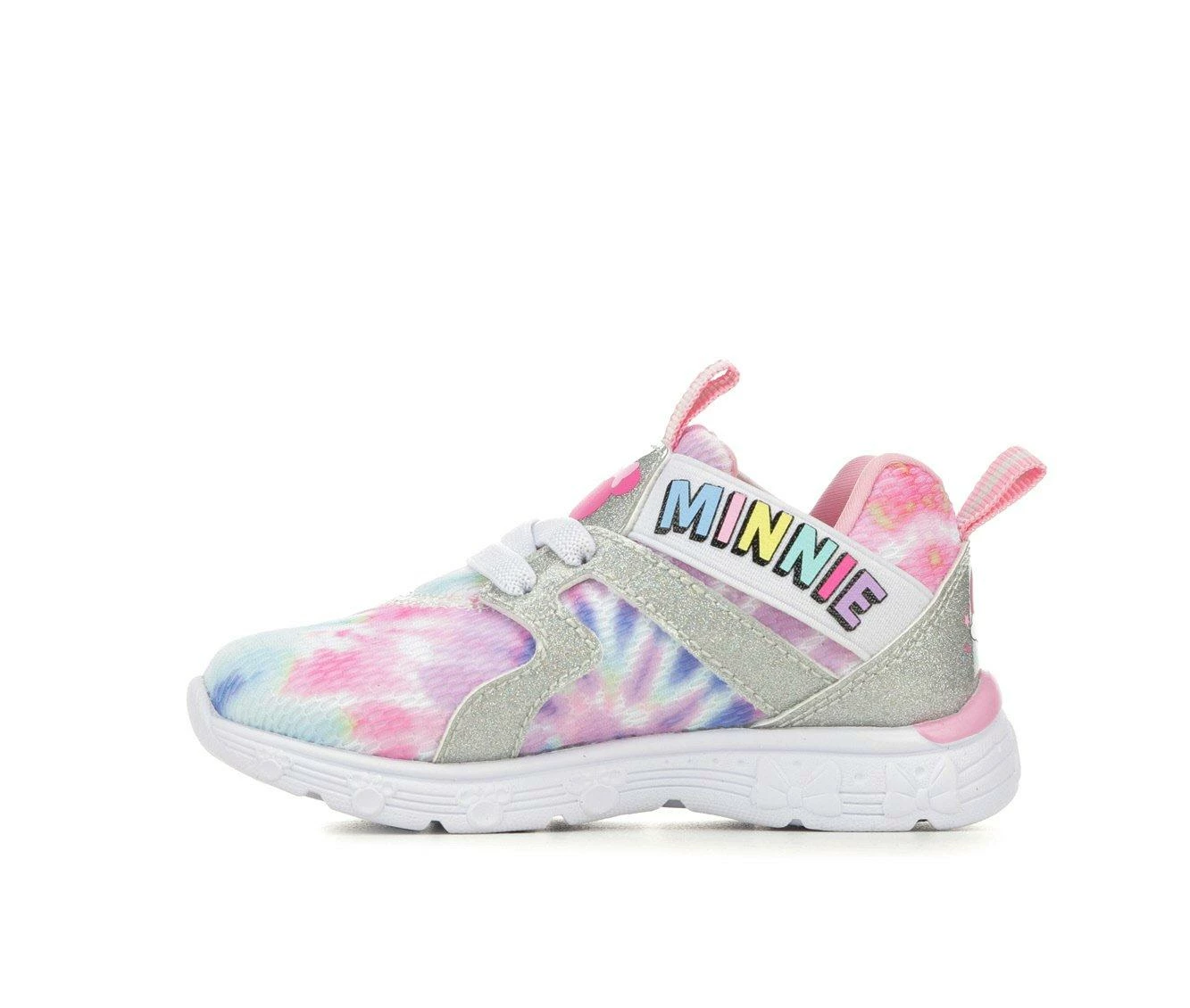 Brand new ๐ Girls' Disney Toddler & Little Kid Minnie Mouse 3 Light-Up ๐ Sneakers Tie Dye ๐ฅ - Image 4