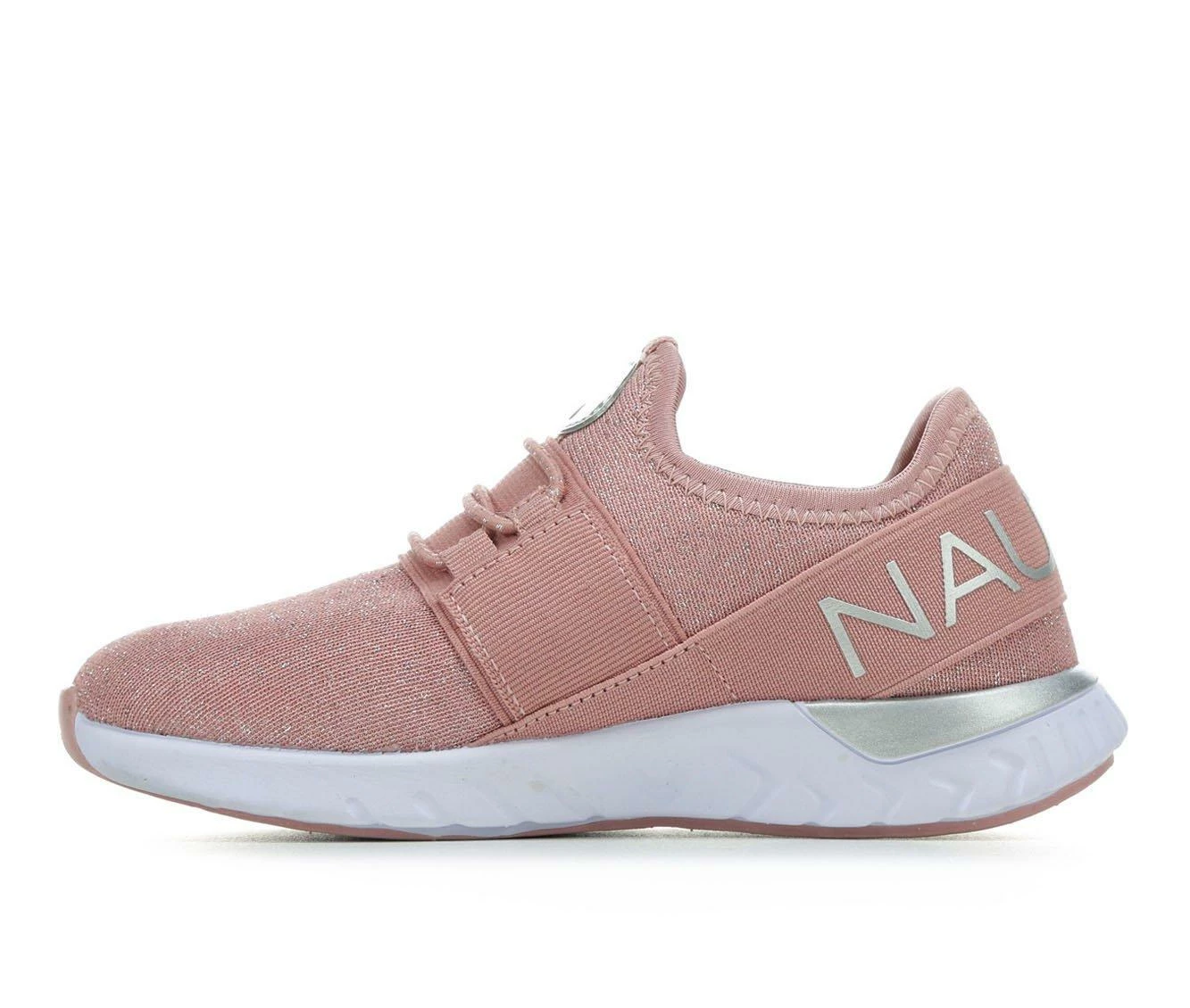 Wholesale ❤️ Girls' Nautica Little Kid & Big Kid Neave 👟 Sneakers Mauve/Silver ✨ - Image 4