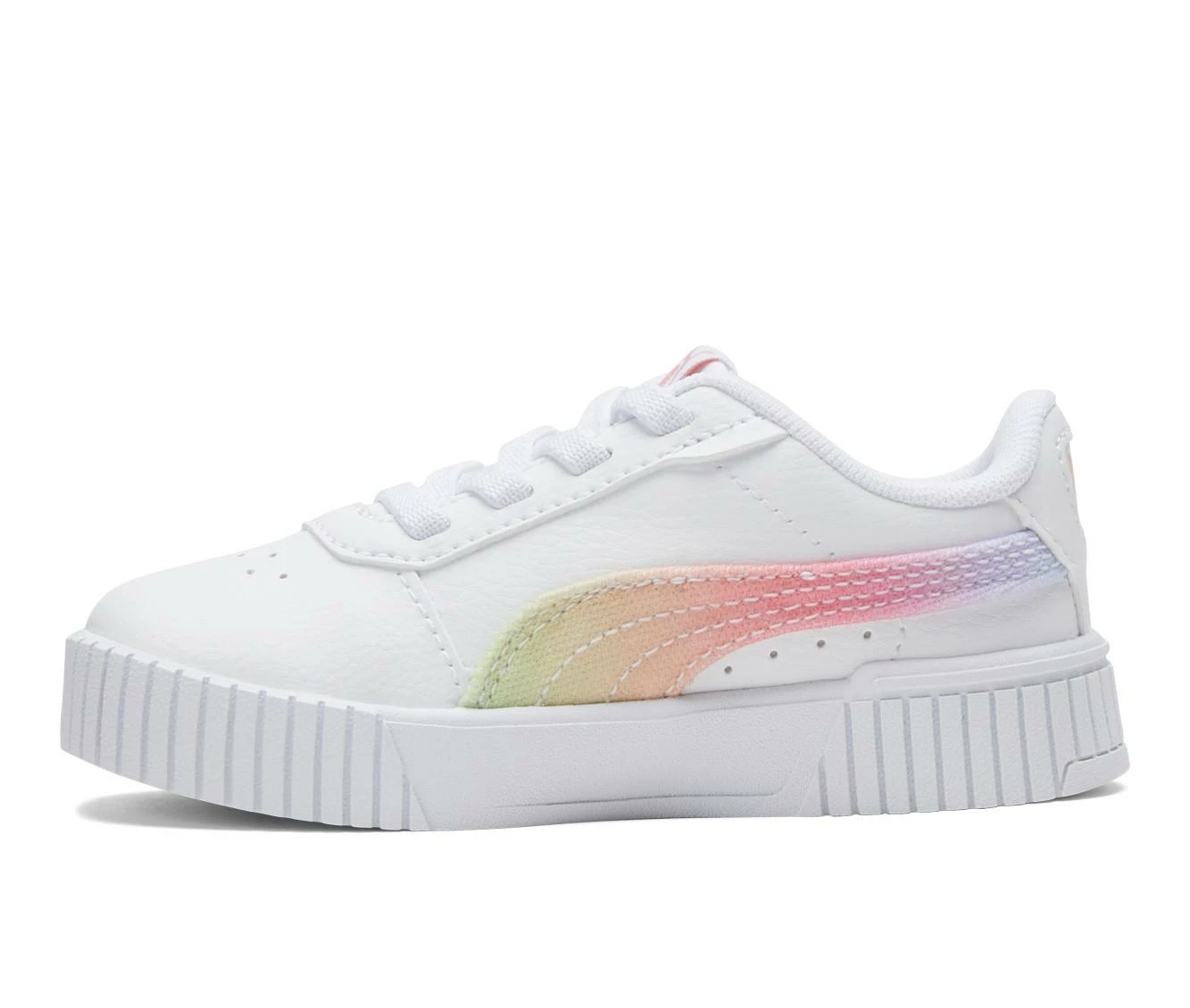 Hot Sale ๐งจ Girls' Puma Infant Carina 2.0 Butterfly ๐ Sneakers Wht/Bfly/Ylw/Pk ๐ - Image 4