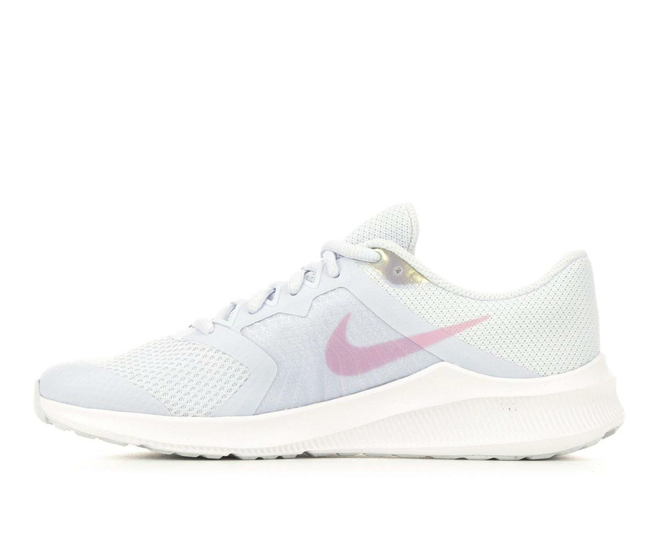Brand new 🎁 Girls' Nike Big Kid Downshifter 11 Special Edition Running 👟 Shoes Grey/Wht/Peach ❤️ - Image 4