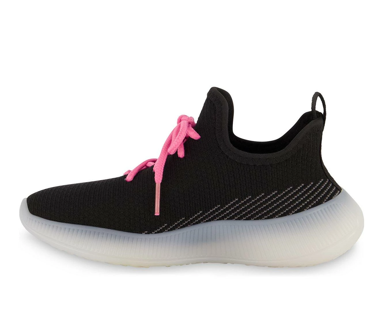 Cheapest ๐ Girls' DKNY Little Kid & Big Kid Landon Knit ๐ Sneakers Black ๐ - Image 4