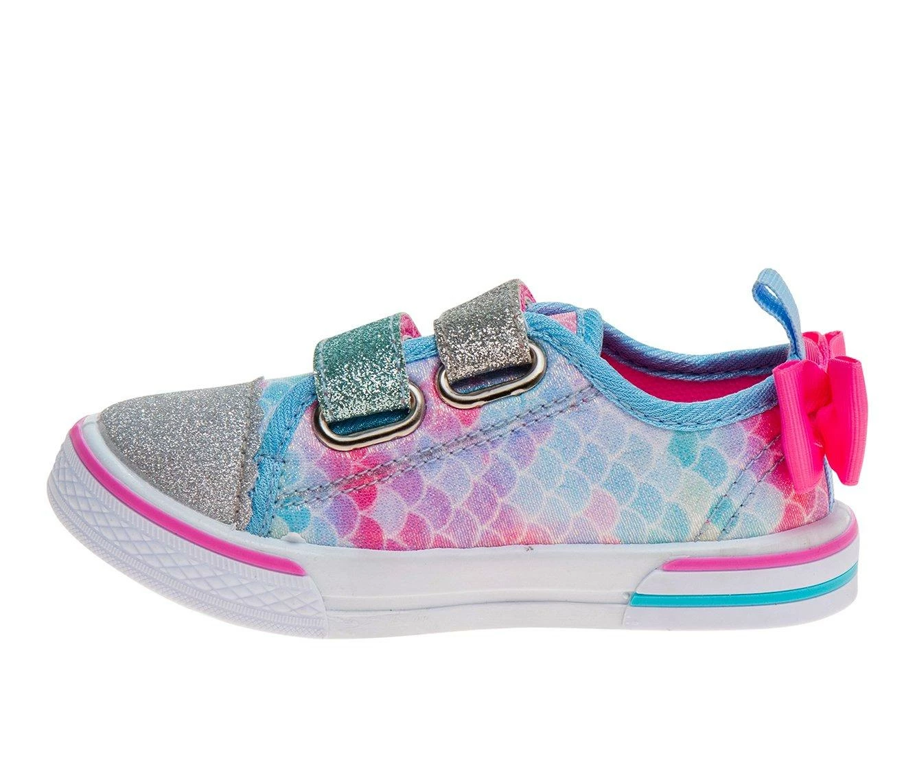 Best deal 😀 Girls' Laura Ashley Toddler & Little Girl Angie 👟 Sneakers Blue Multi 🎉 - Image 4