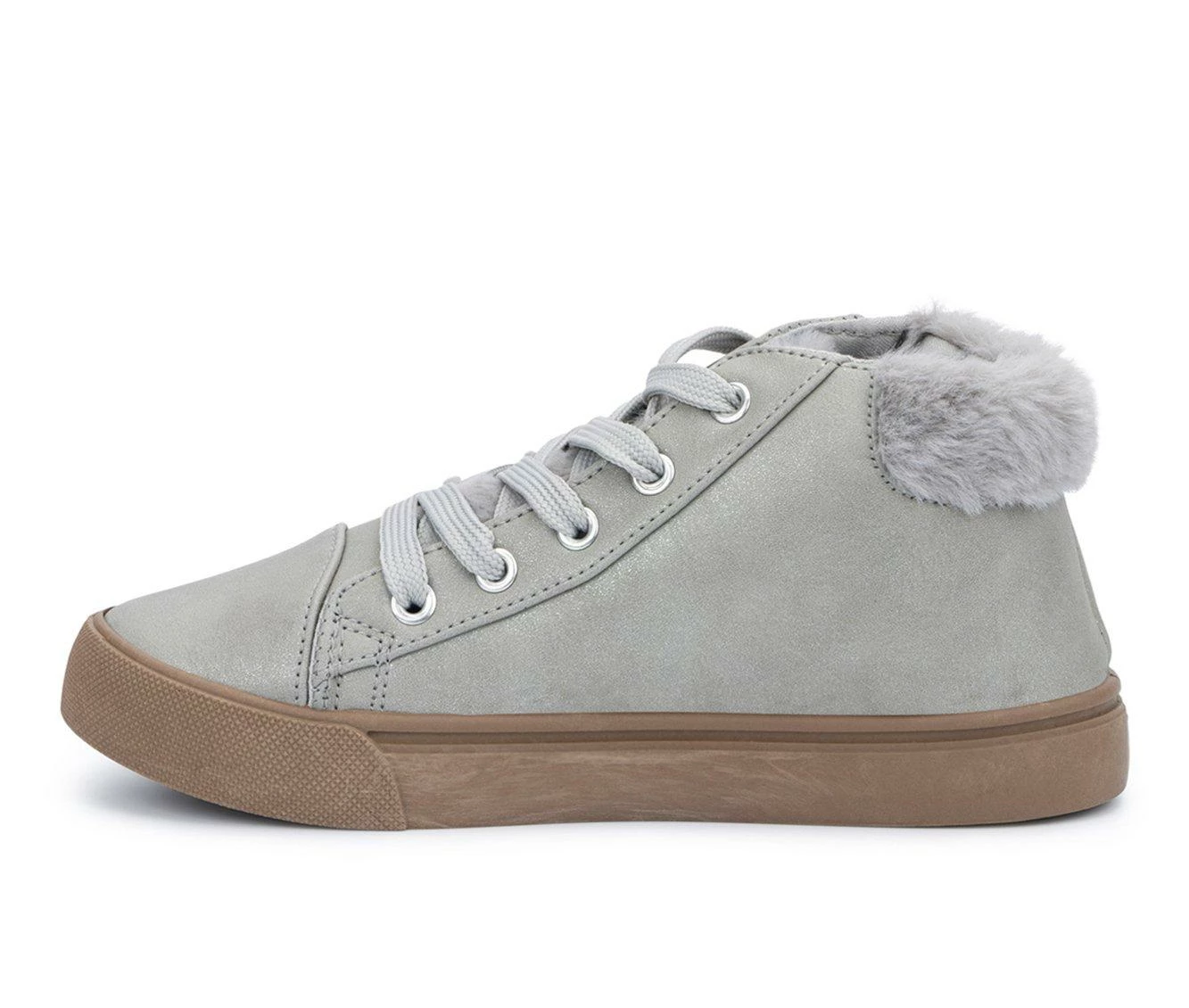 Budget ๐ Girls' Olivia Miller Little Kid & Big Kid Bella ๐ Sneakers Grey ๐ - Image 4