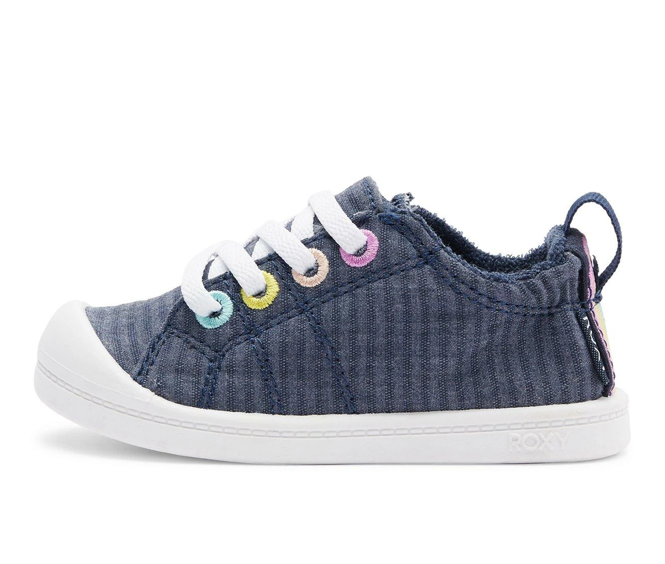 Outlet ๐ Girls' Roxy Toddler TW Bayshore III ๐ Sneakers True Navy โค๏ธ - Image 4