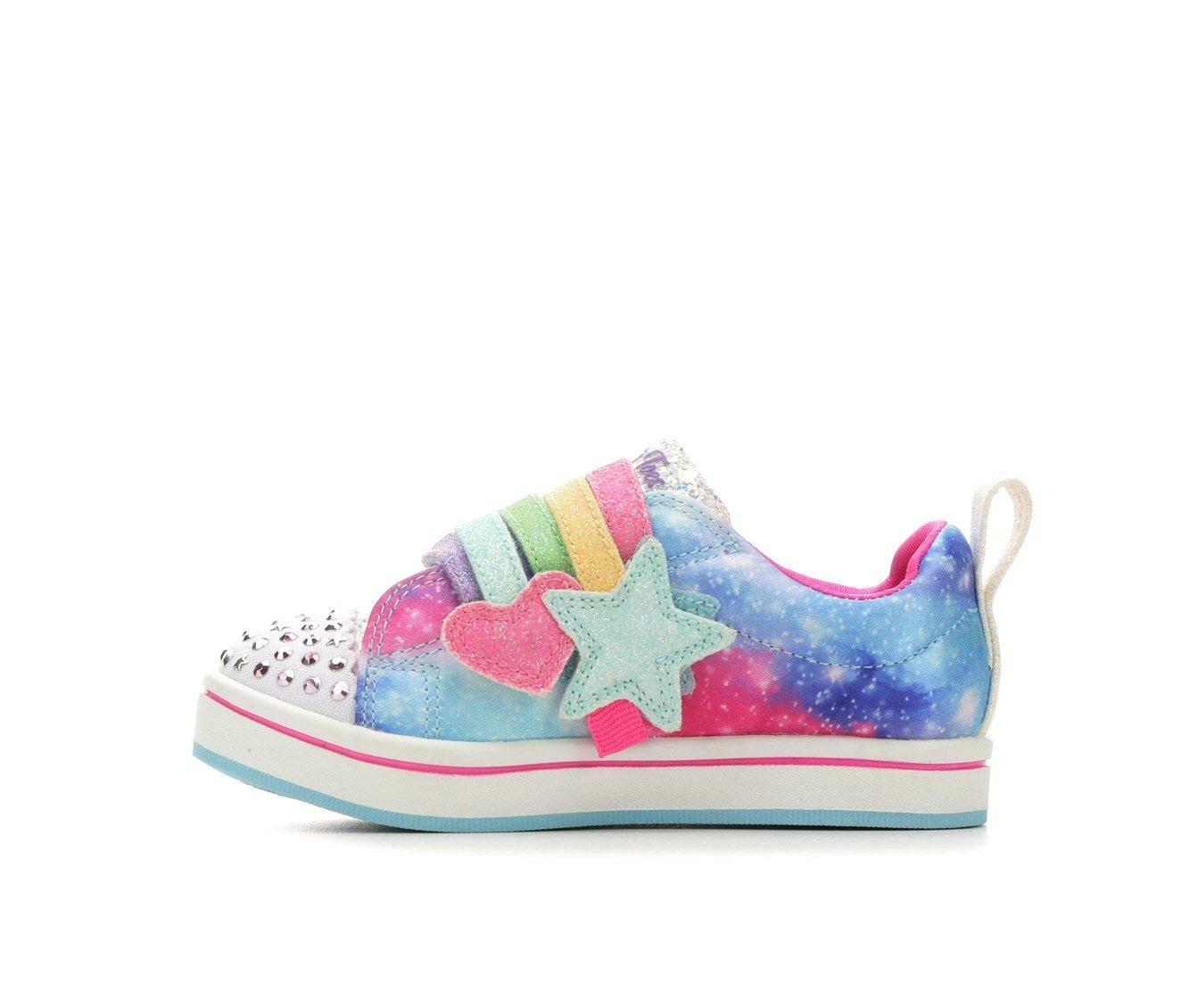 Budget โ Girls' Skechers Toddler & Little Kid Sparkle Rayz Rainbow Smiles Light-Up ๐ Shoes Multi ๐ - Image 4