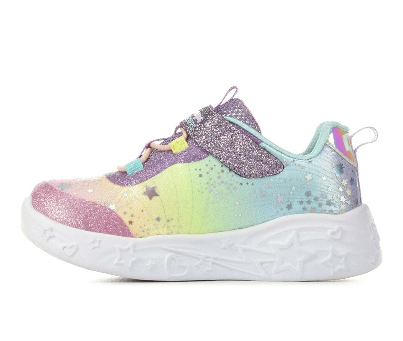Budget โ๏ธ Girls' Skechers Toddler Unicorn Charmer Twilight Light-Up ๐ Shoes Purple/Multi ๐ - Image 4