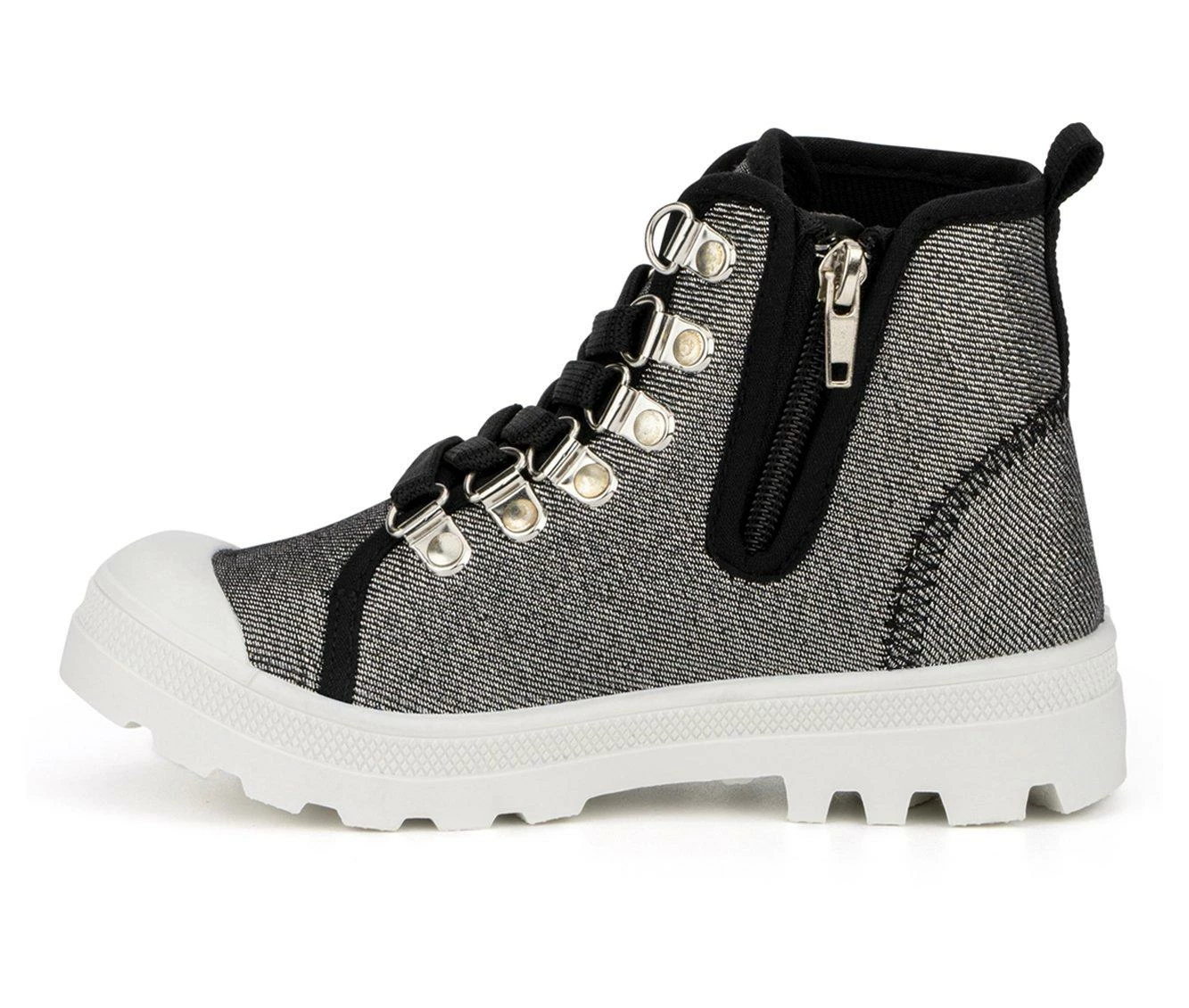 Wholesale ๐ Girls' Olivia Miller Little Kid & Big Kid Sherry High-Top ๐ Sneakers Black โ - Image 4