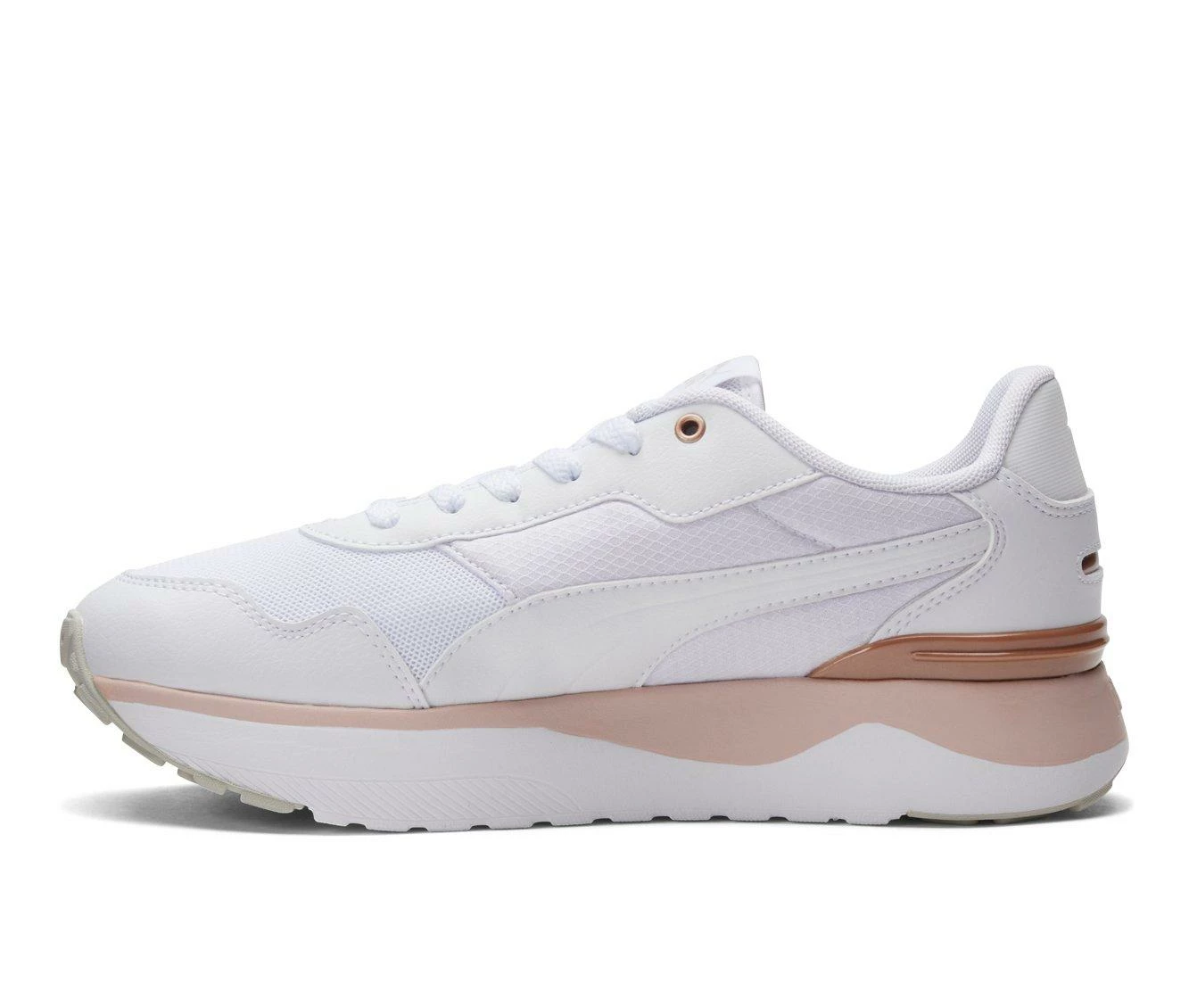 Best Sale โจ Girls' Puma Big Kid R78 Voyage Jr. ๐ Sneakers Wht/Wht/Lotus โจ - Image 4