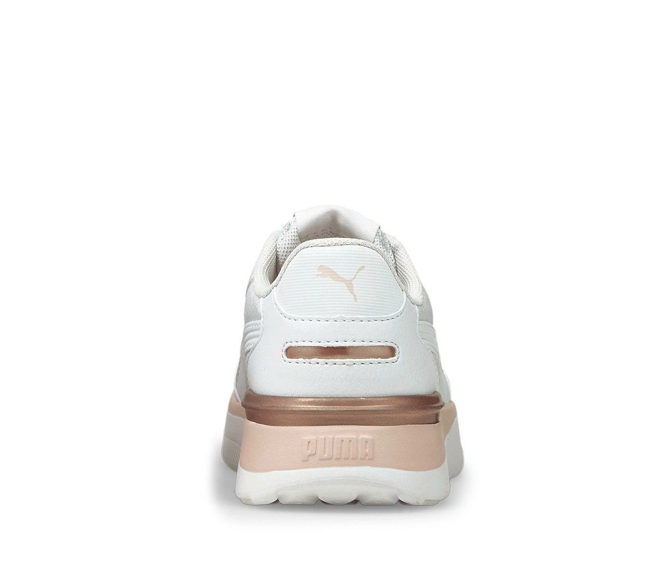 Cheapest ๐ Girls' Puma Little Kid & Big Kid R78 Voyage Platform ๐ Sneakers Wht/Wht/Lotus โ - Image 4