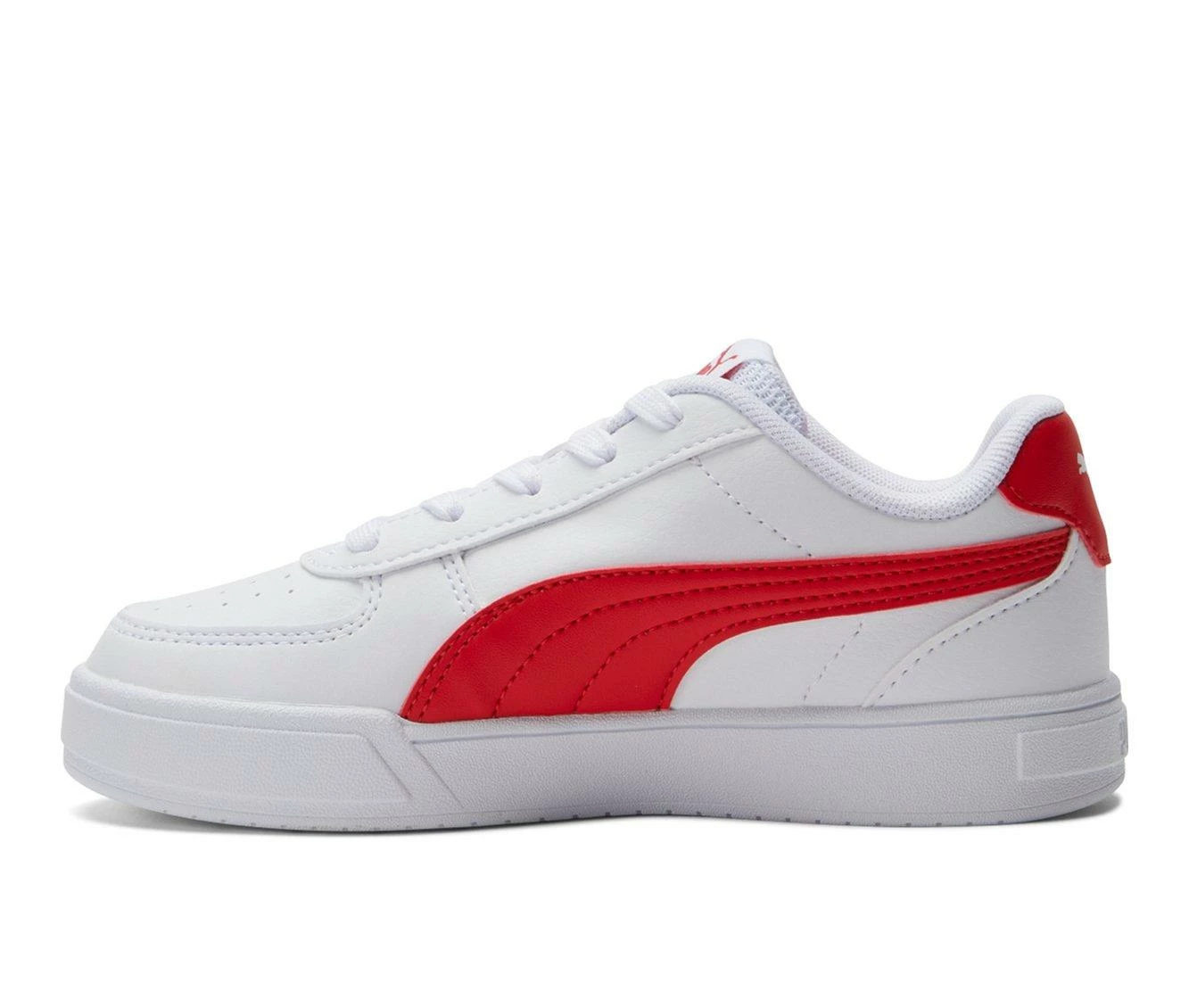 Deals โจ Girls' Puma Little Kid & Big Kid Caven ๐ Sneakers White/Red โ๏ธ - Image 4