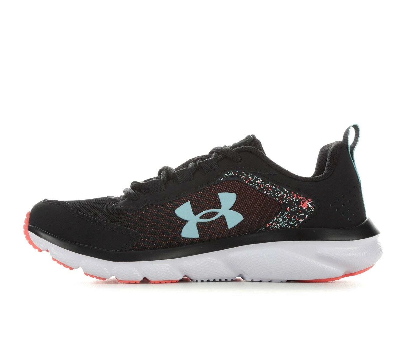 Best deal ๐ Girls' Under Armour Big Kid Assert 9 Running ๐ Shoes Blk/Wht/Blue ๐ - Image 4