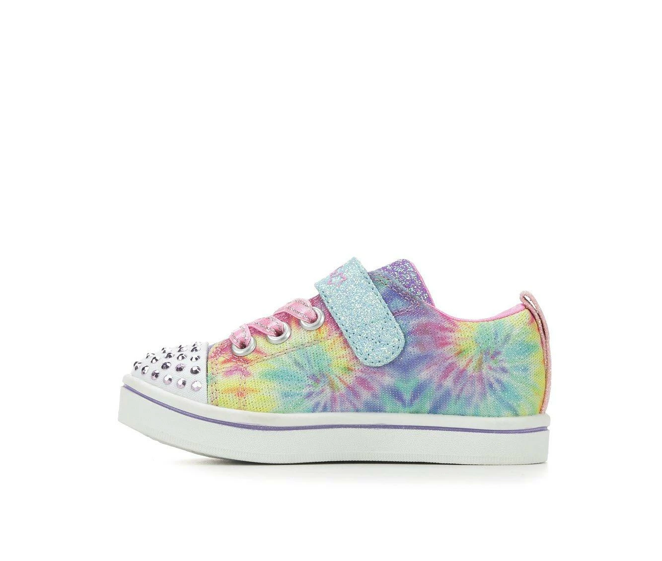 Buy 👍 Girls' Skechers Toddler Groovy Dreams Twinkle Toes Light-Up 👟 Shoes Lav Tie Dye 😀 - Image 4