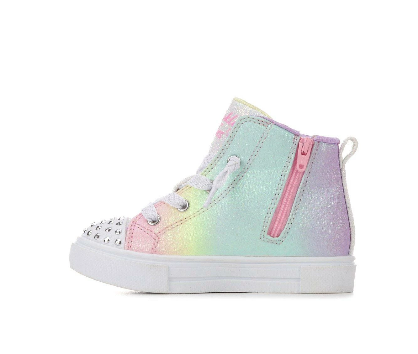 Best Pirce ๐ Girls' Skechers Toddler Twinkle Sparks Wing Charm Light-Up High-Top ๐ Sneakers Multi ๐ฏ - Image 4