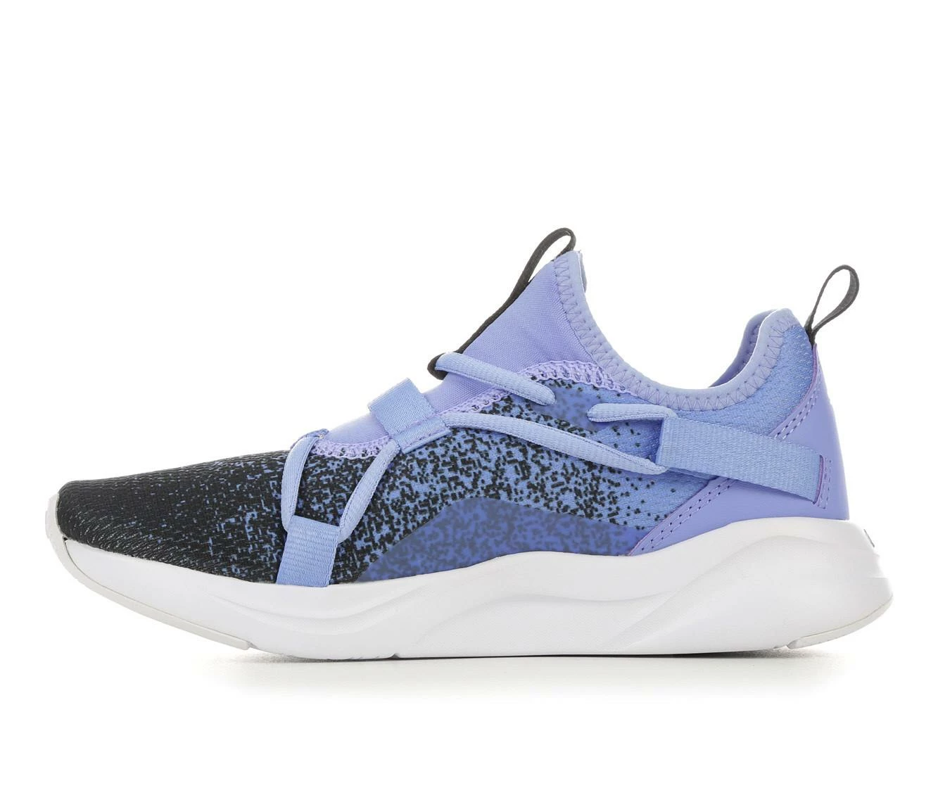 Budget ๐ Girls' Puma Big Kid Softride Slip On Sprinkle Running ๐ Shoes Purple/Blk/Wht ๐ฅฐ - Image 4