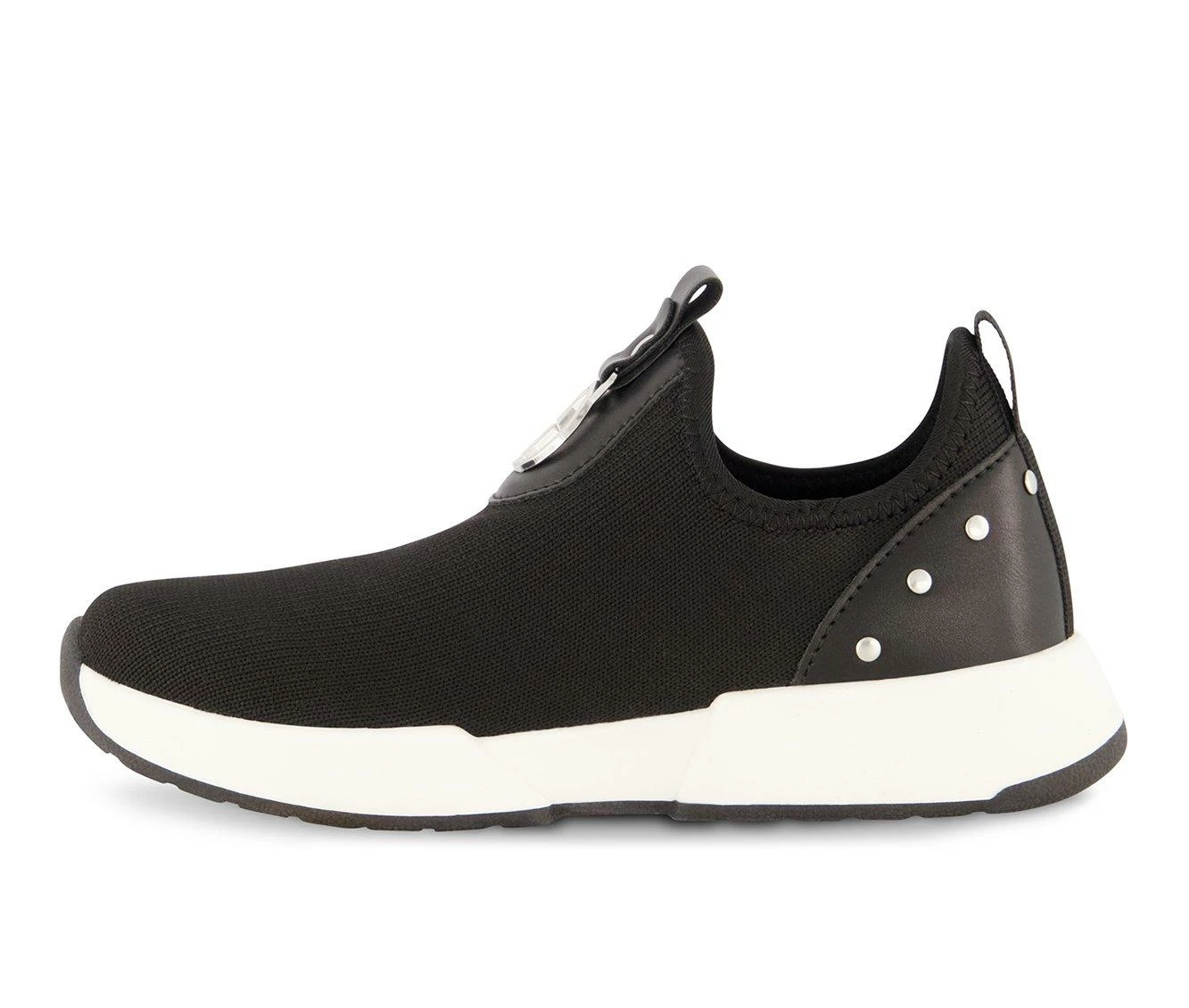 Cheapest ๐ฅ Girls' DKNY Little Kid & Big Kid Maddie Delta ๐ Sneakers Black โ๏ธ - Image 4