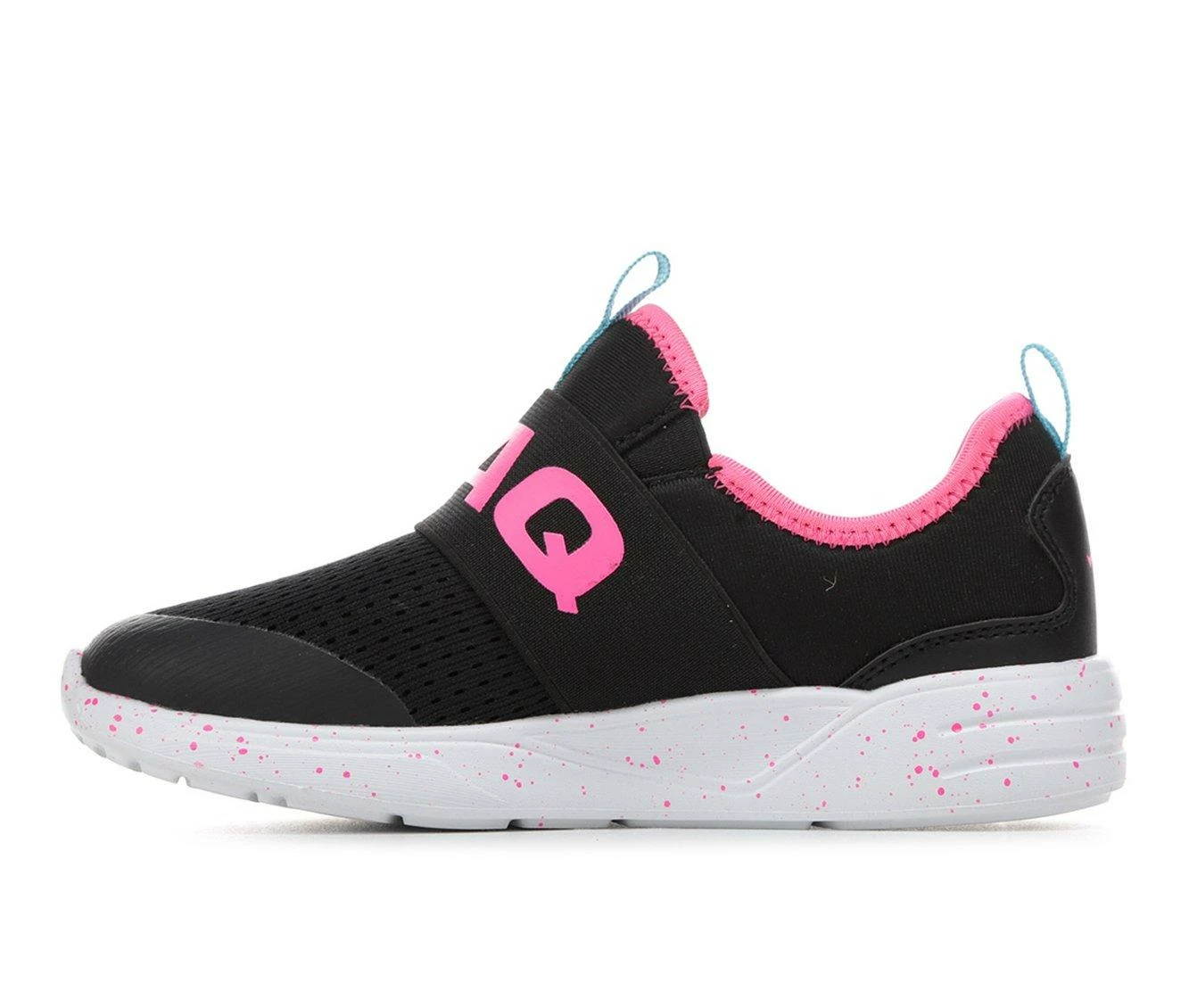Flash Sale โญ Girls' Shaq Little Kid & Big Kid Verse Slip-On Running ๐ Shoes Blk/Pink/Aqua ๐ - Image 4
