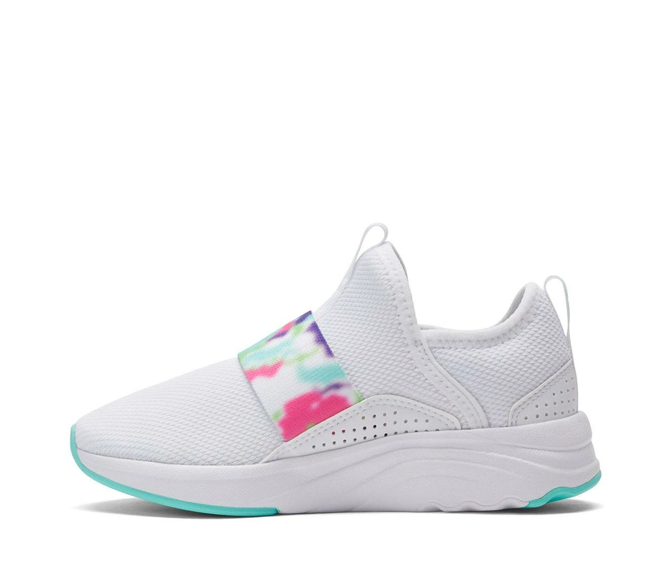 Budget ๐ฅ Girls' Puma Little Kid Softride Slip On Bleached Running ๐ Shoes White/Blue ๐ - Image 4